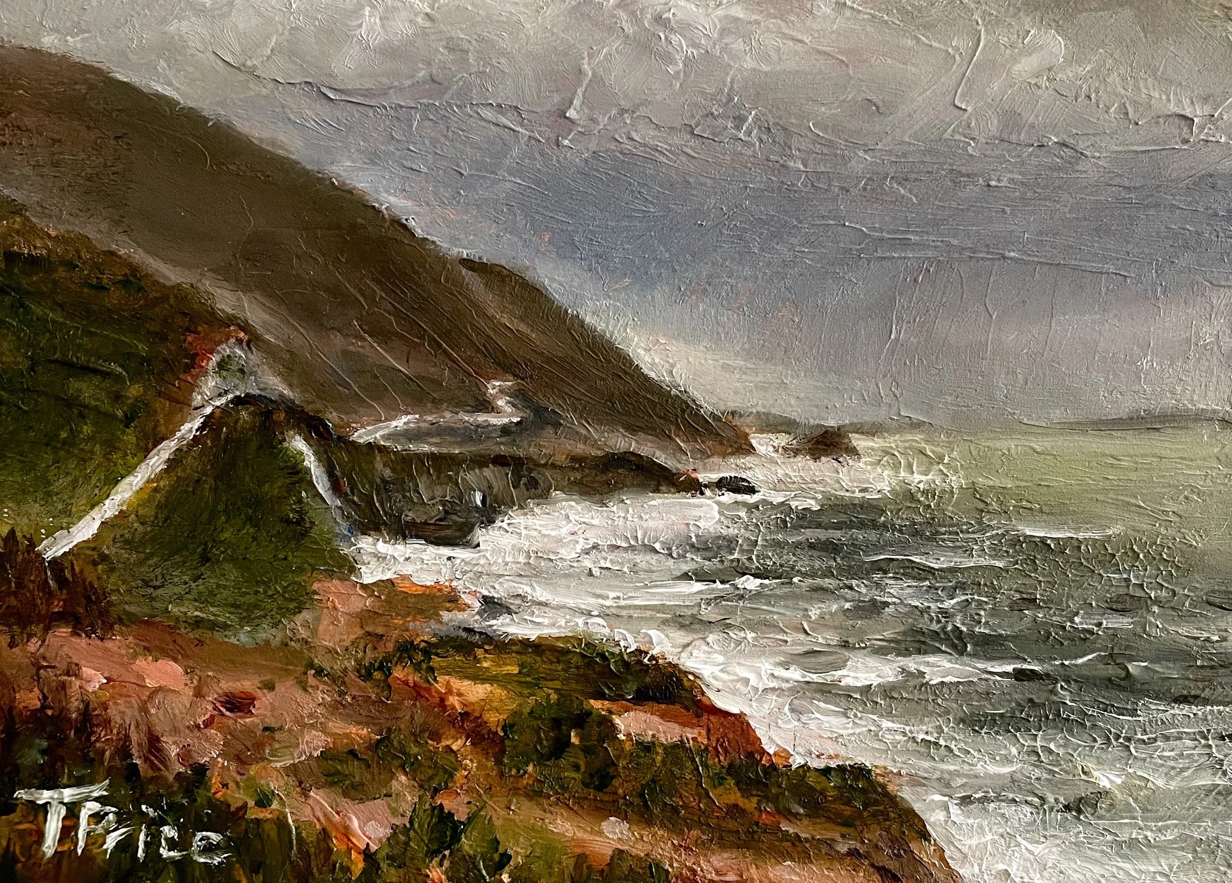ORIGINAL | Cabot Trail | OIL ON PANEL | 7" X 5"