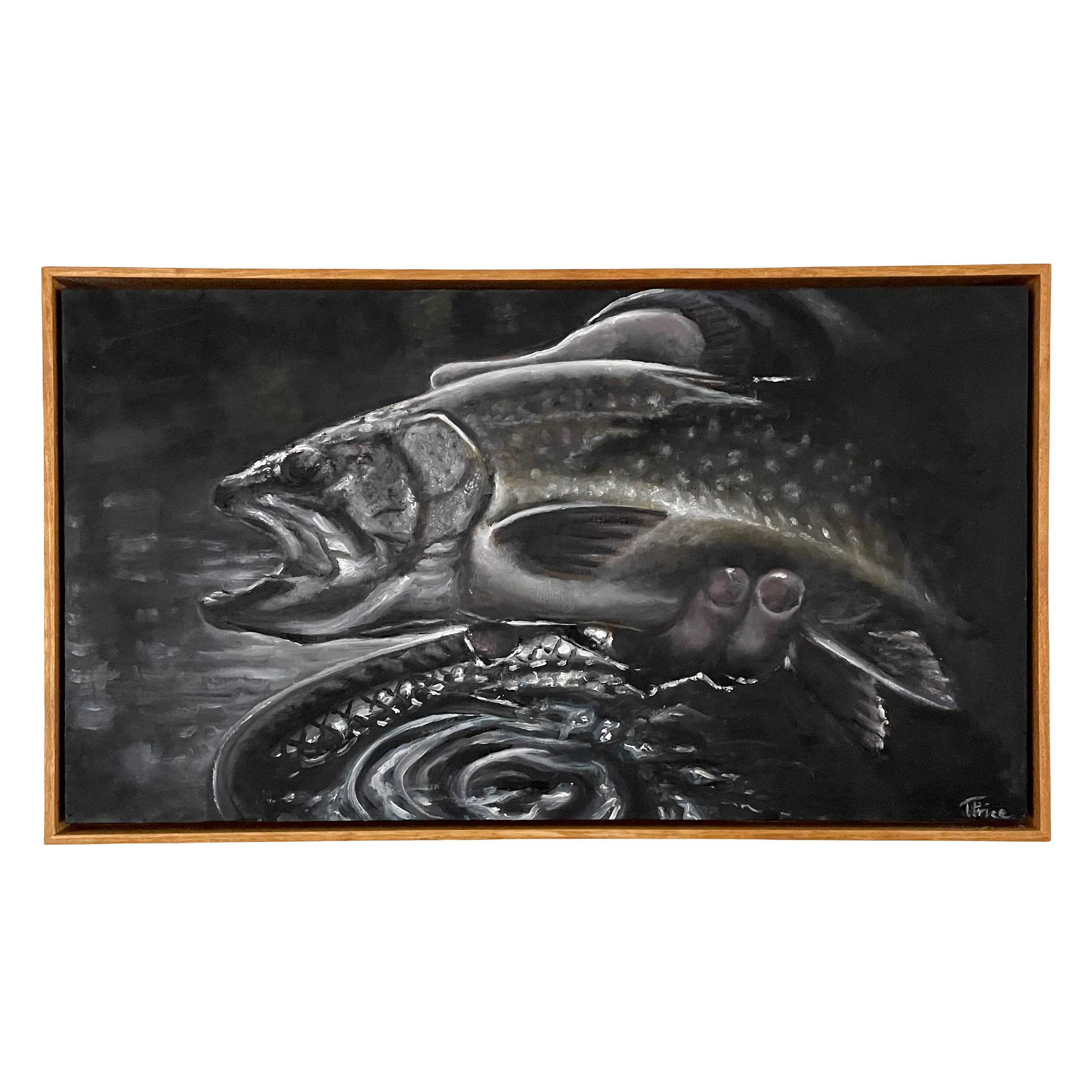 Original '26 | Island Brookie | OIL ON PANEL | 22" X 13"