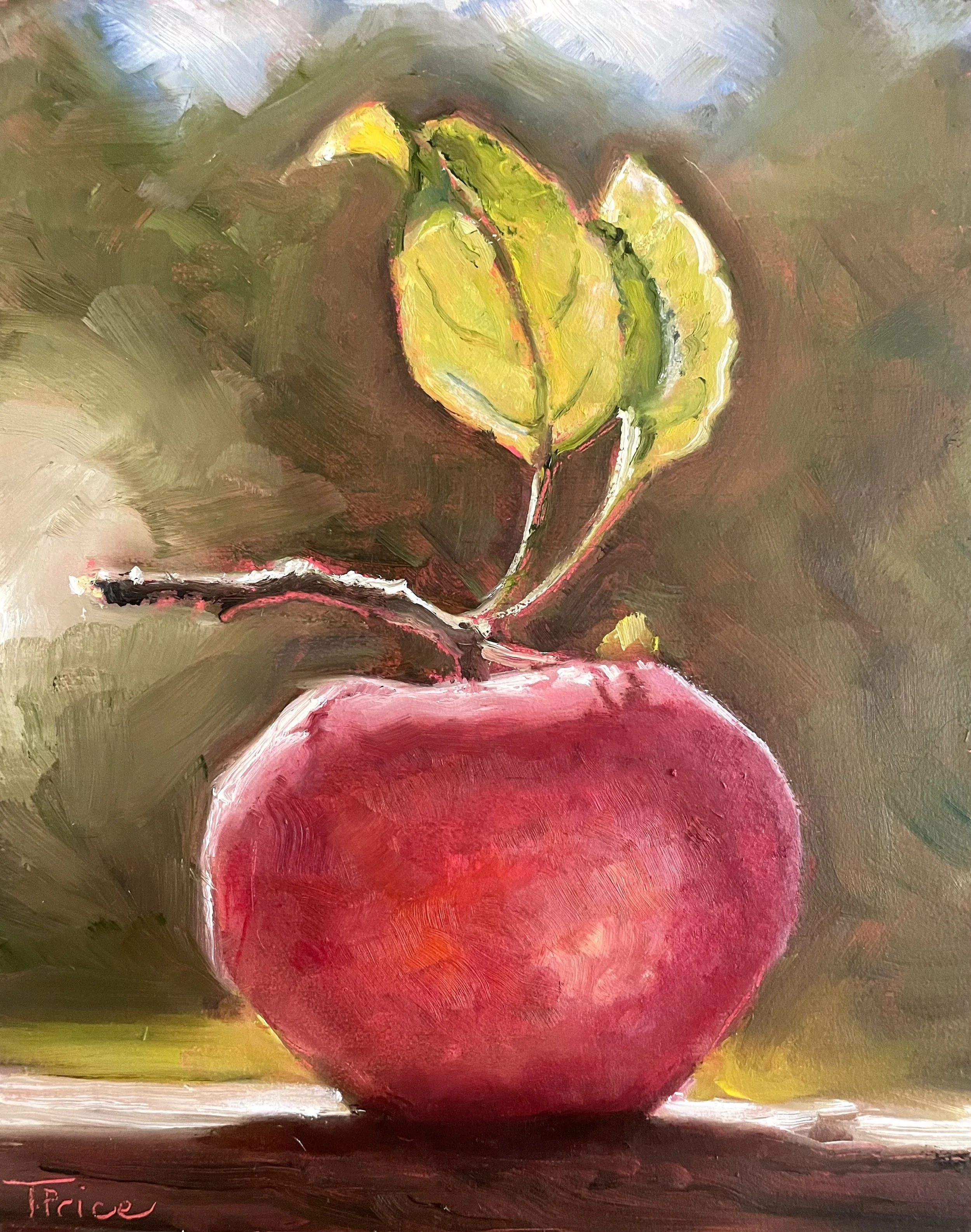 Apple - "8 x 10", Original Oil 2026, Framed