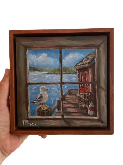 ORIGINAL | “Window” Series #12 2026 | OIL ON PANEL | 6" X 6"