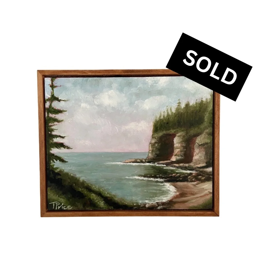 SOLD | A Fundy View - 10" x 8", Original Oil, Framed