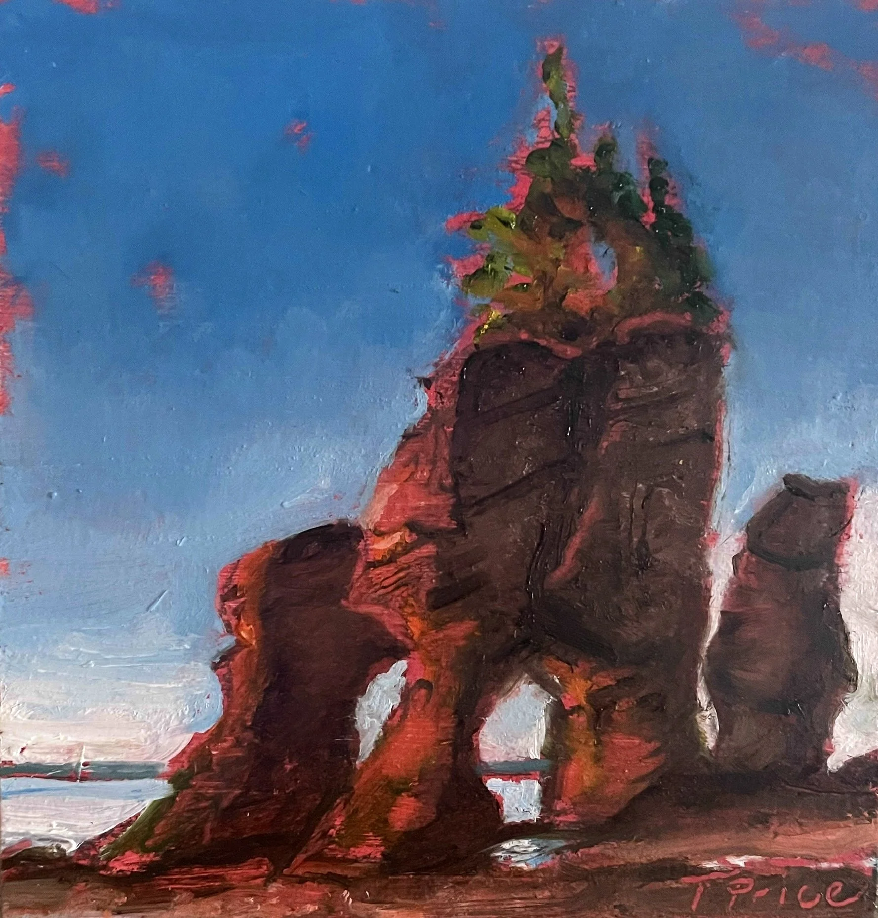 ORIGINAL | Hopewell | OIL ON PANEL | 5" X 5"