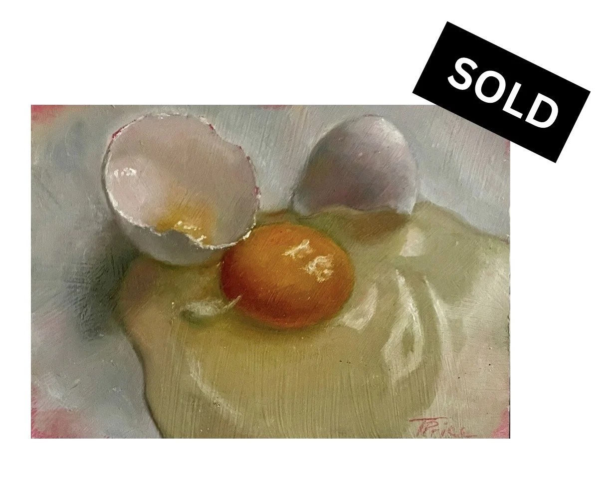 ORIGINAL | Cracked | OIL ON PANEL | 7" X 5"