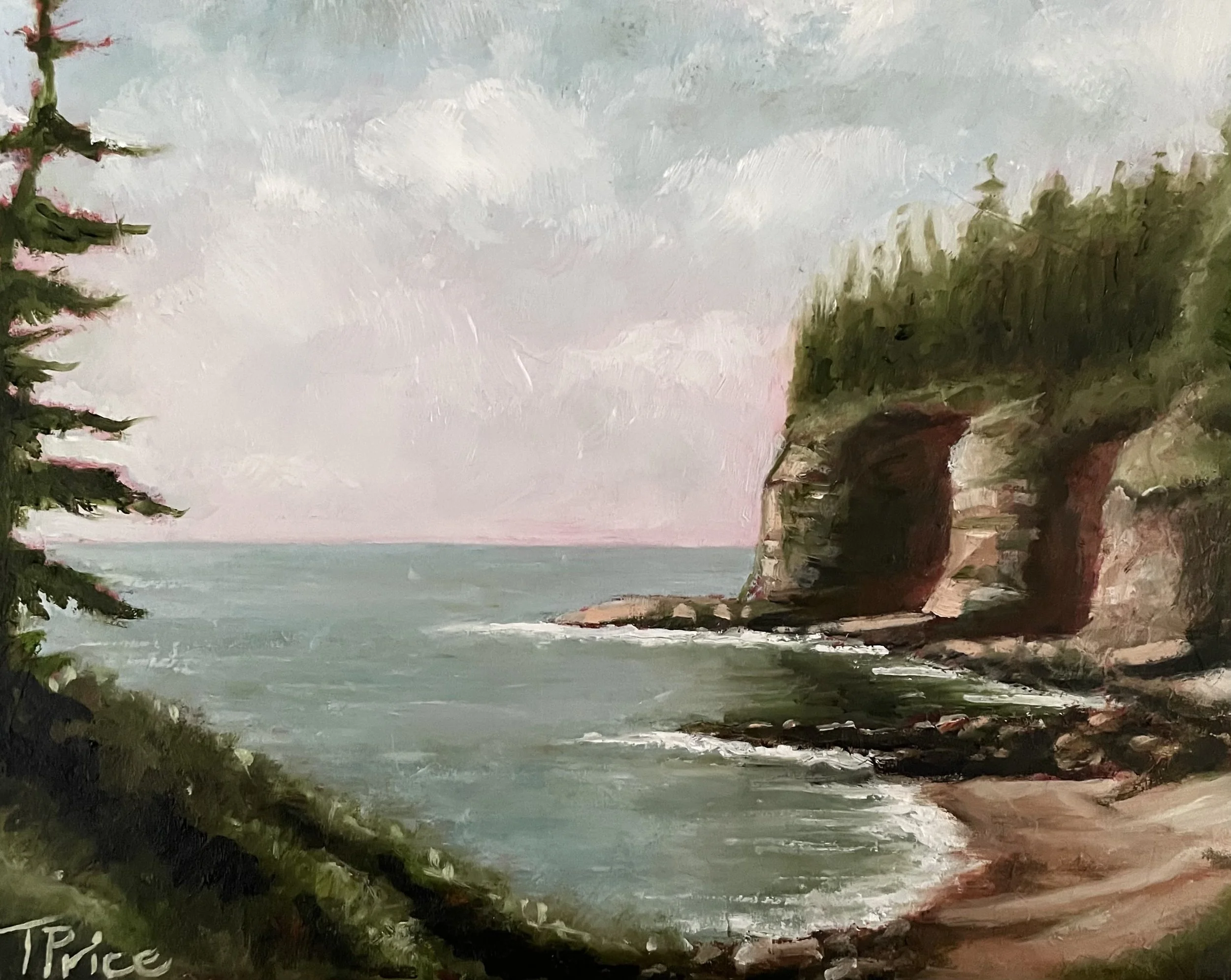 ORIGINAL | Fundy View | OIL ON PANEL | 10" X 8"