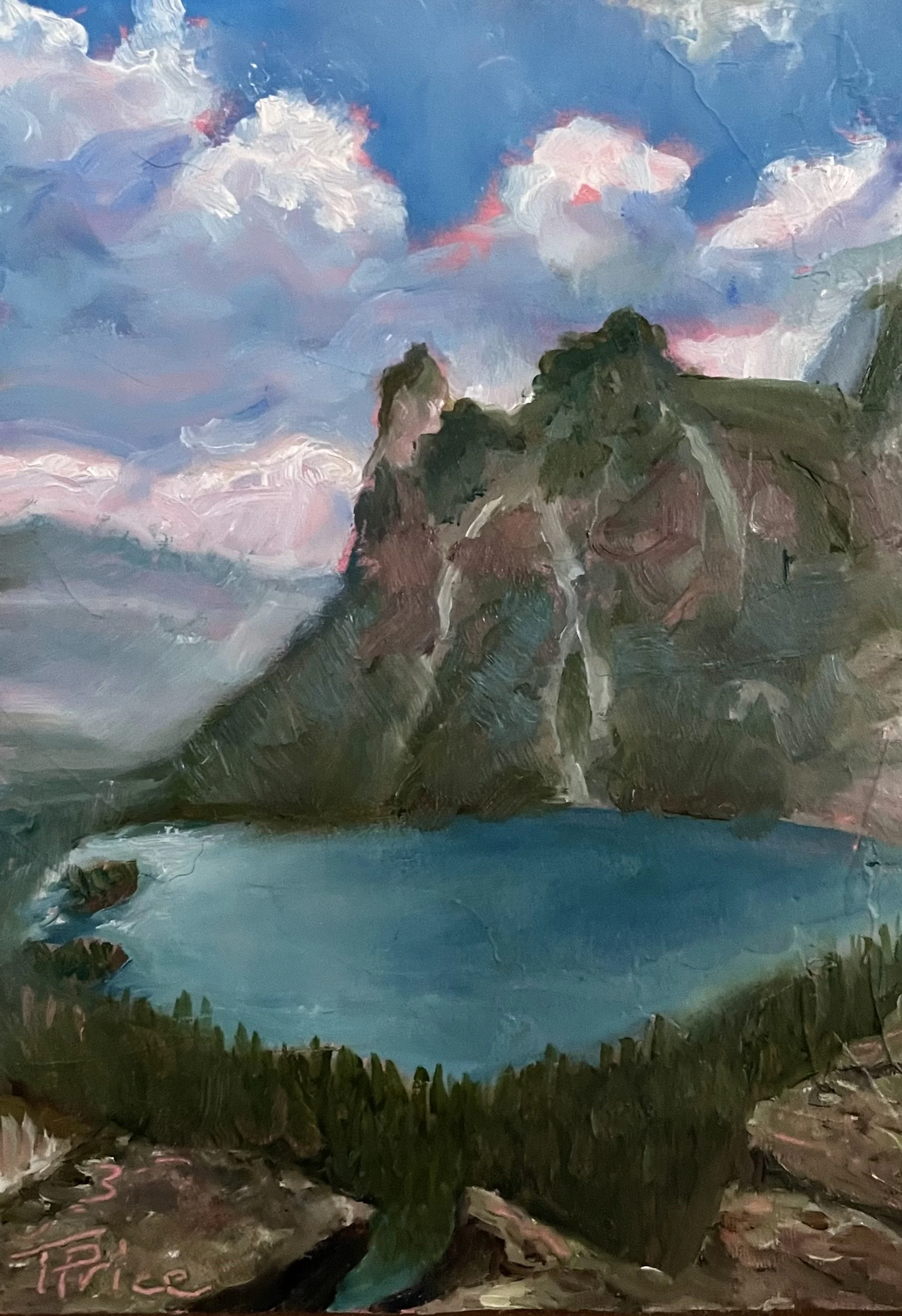 COMMISSION | Lake O’Hara 2 | OIL ON PANEL | 5" X 7"