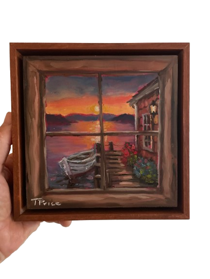ORIGINAL | “Window” Series #11 2026 | OIL ON PANEL | 6" X 6"