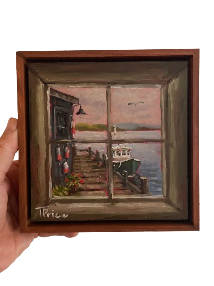 ORIGINAL | “Window” Series #10 2026 | OIL ON PANEL | 6" X 6"