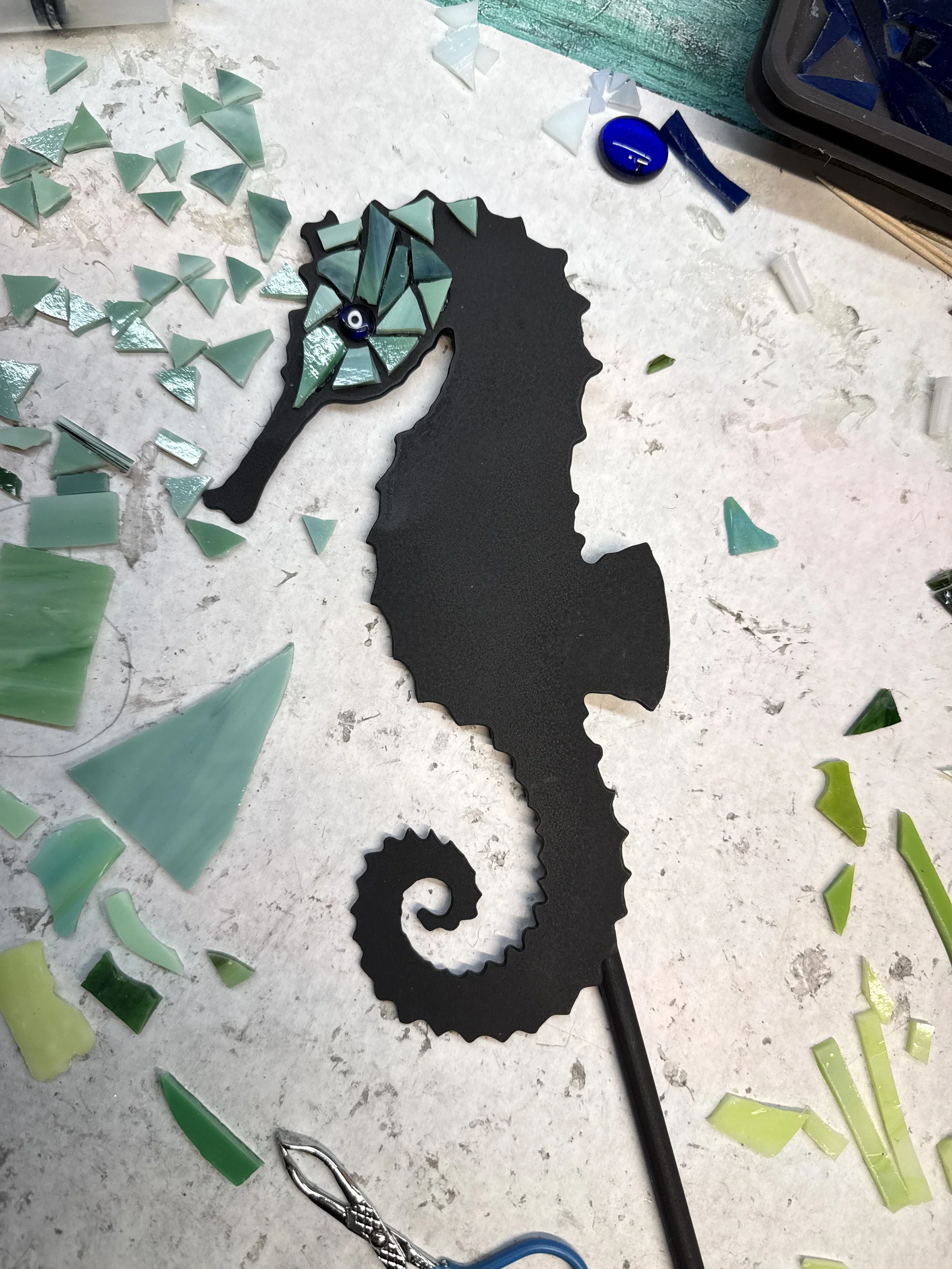 Making fun garden stakes is one of my faves