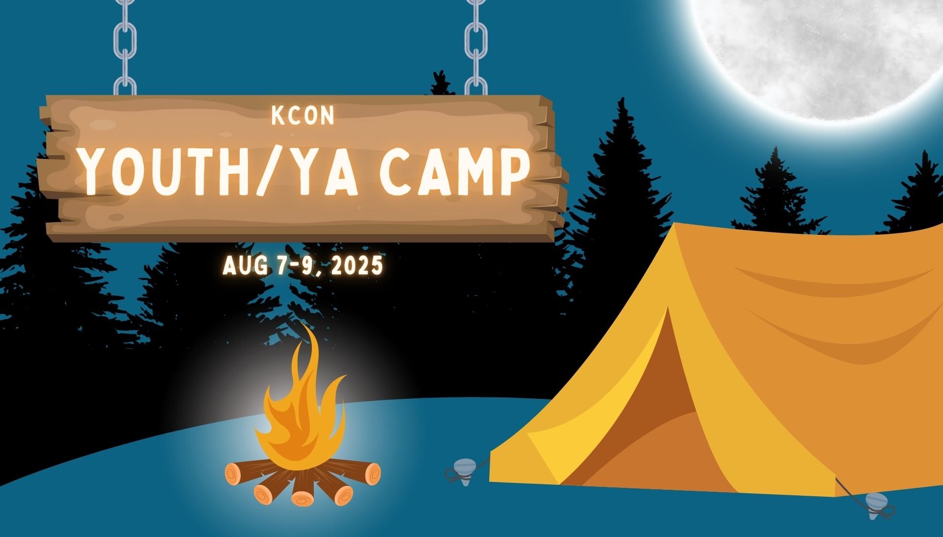 Youth/ Young adults group camping