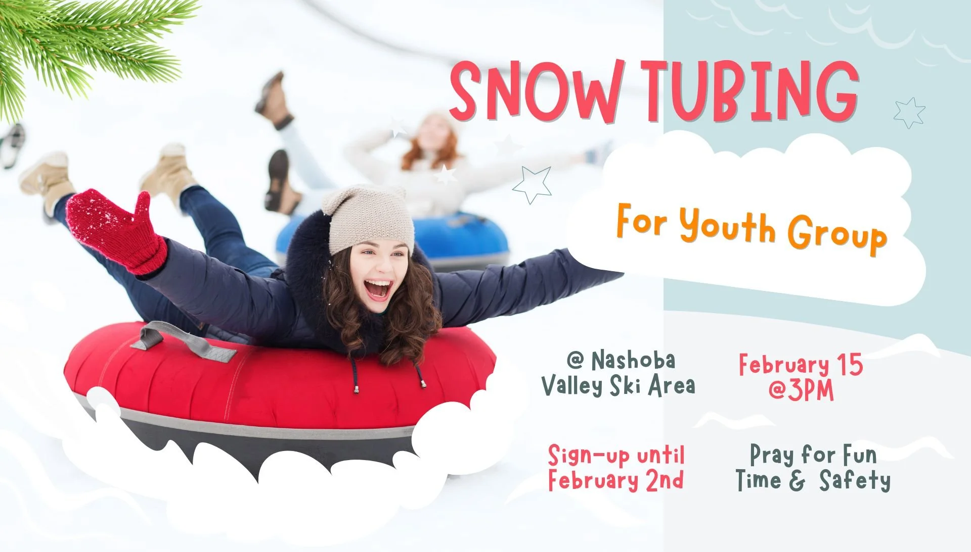 Youth Group Snow Tubing