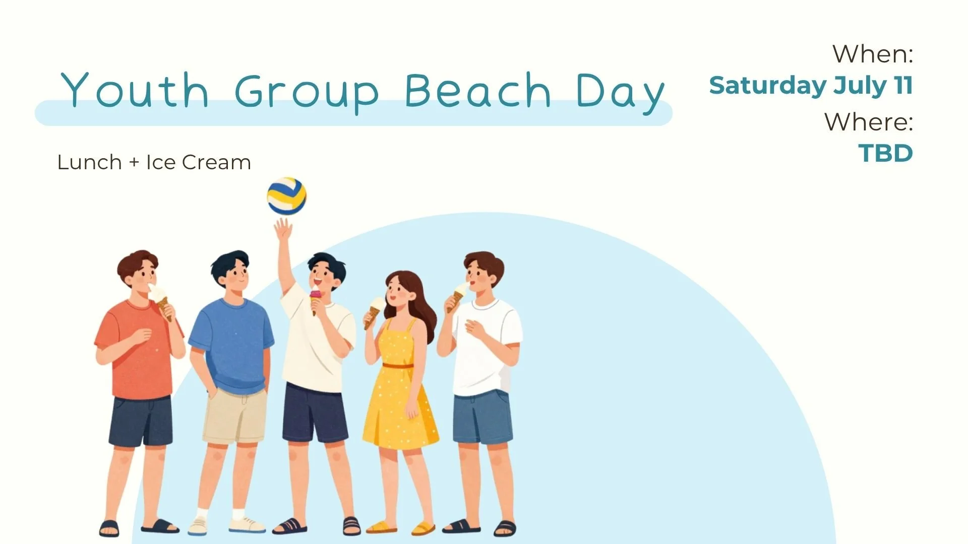 Youth Group Beach Day