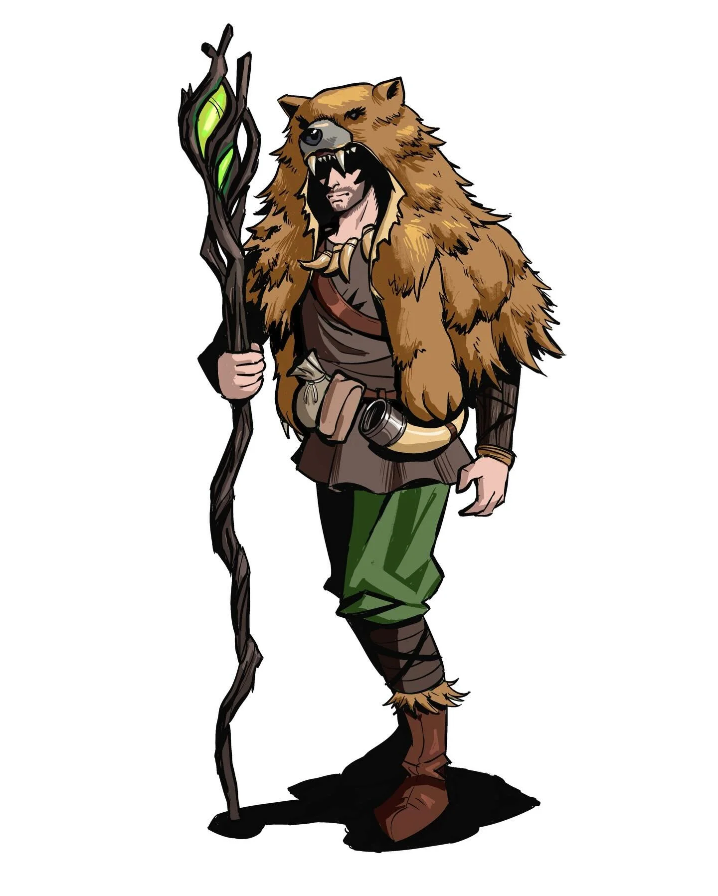 hello. Wanted to finish up this set of characters with a couple more. Remus the moon druid, original vs now.