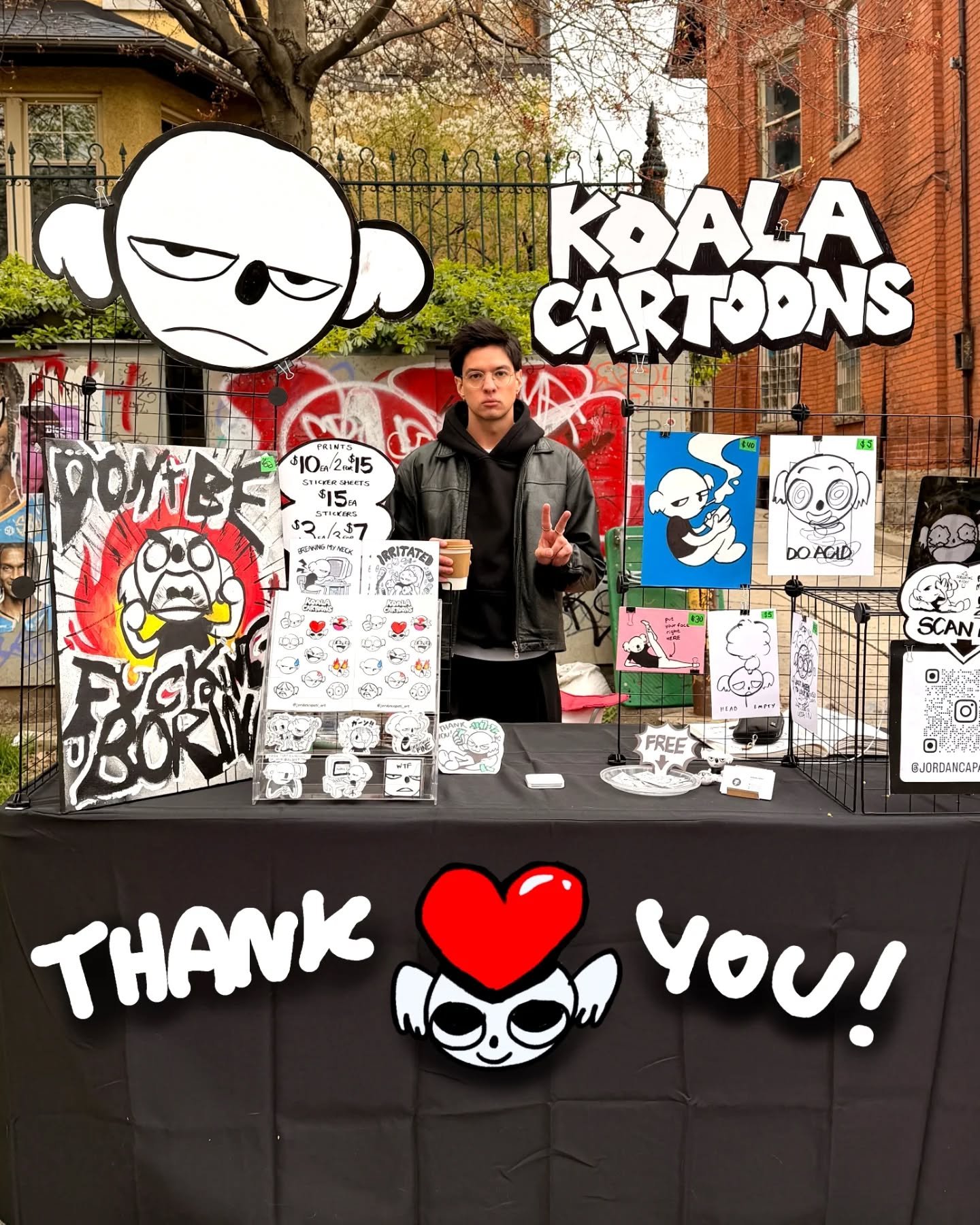 thanks everybody who came out, supported &amp; showed love at @subculture.hamilton on the weekend! had a lot of fun meeting yall, vibing out to the redbull sets, drinking too much caffeine etc
that was my first market, but not the last! come thru at 