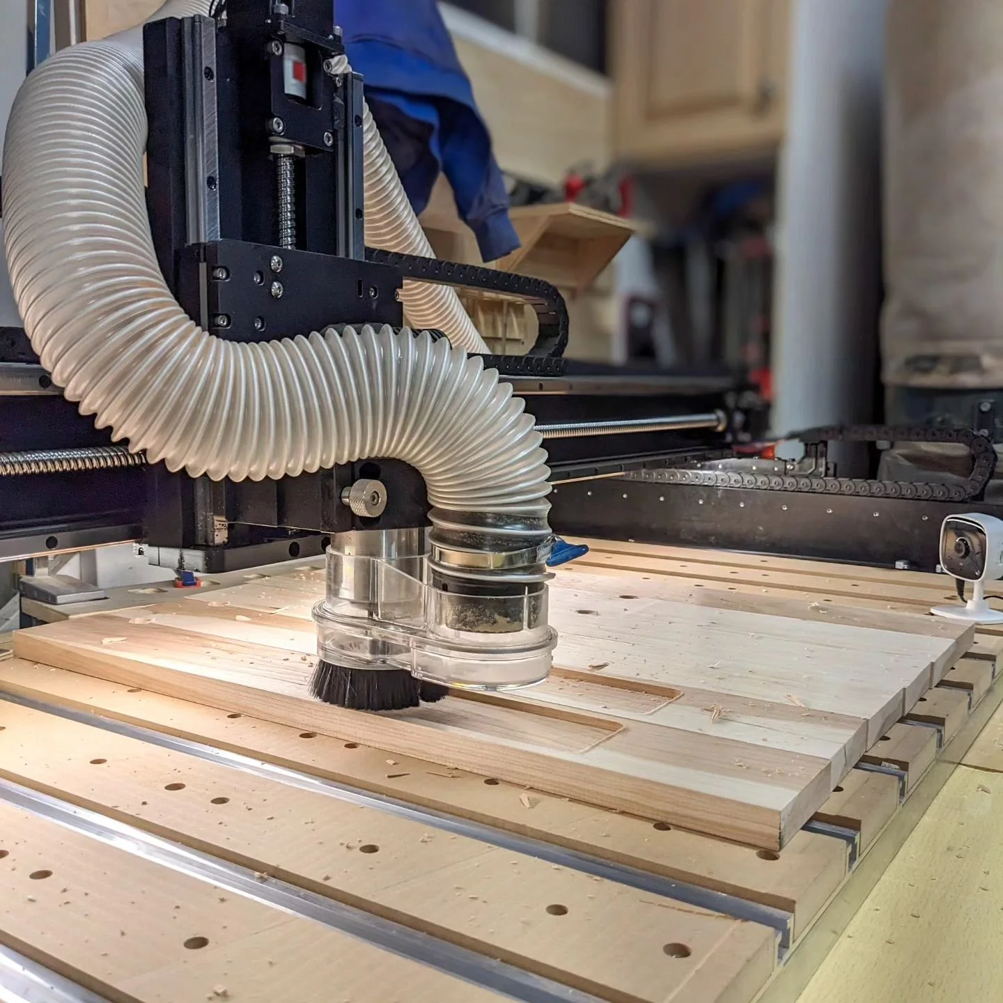 Meet Ogopogo (Oggie) our @carbide3d Shapeoko CNC. Adding this tool to our workshop has opened up a massive range of possibilities. With the CNC we can now add personalization, cut intricate patterns with precision, create templates for accuracy and r