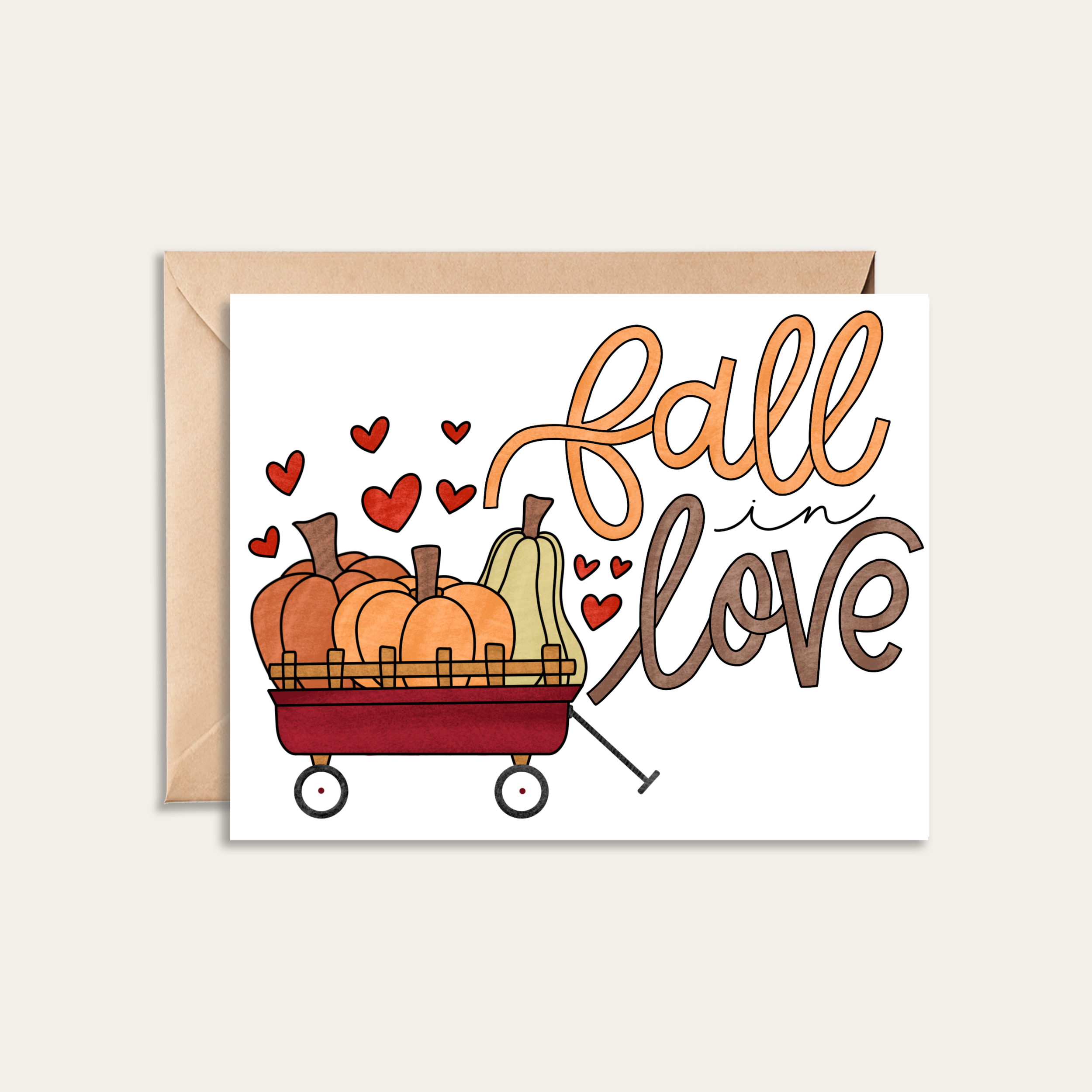 Fall in Love Card