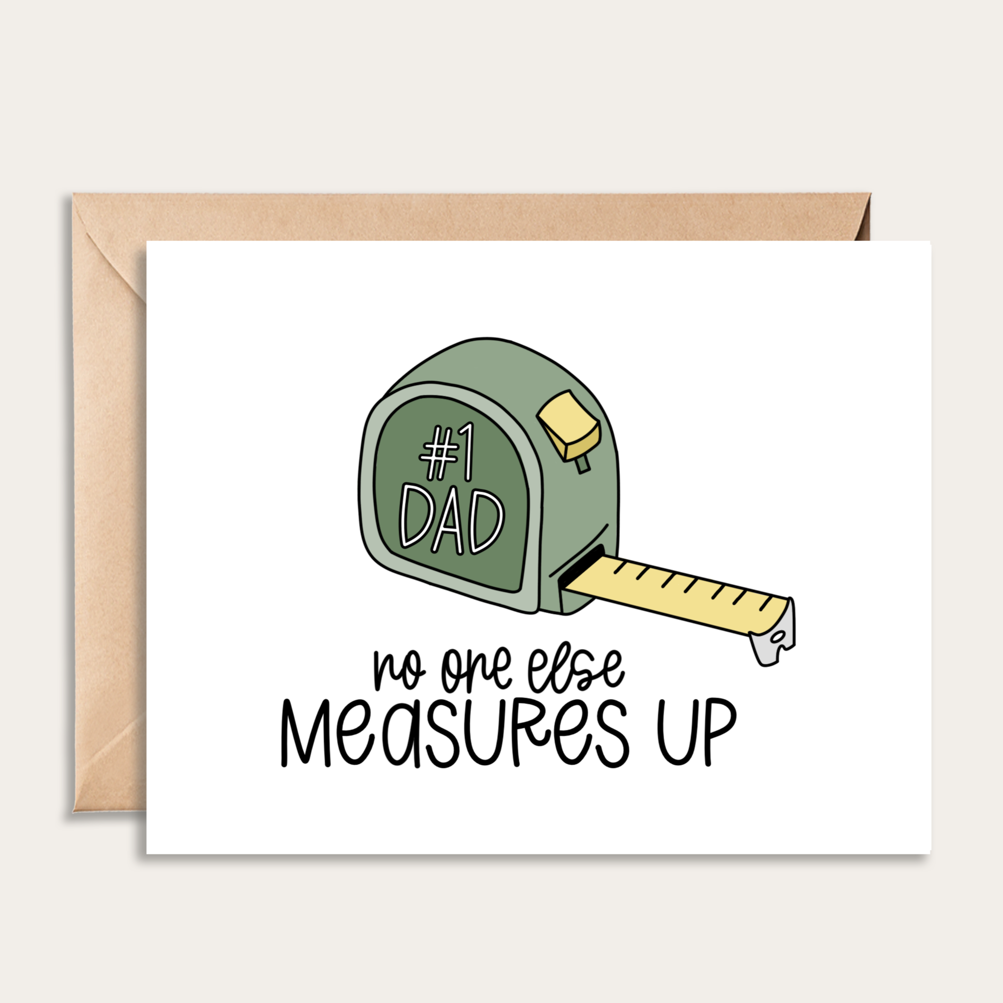 Measure Up Dad Card