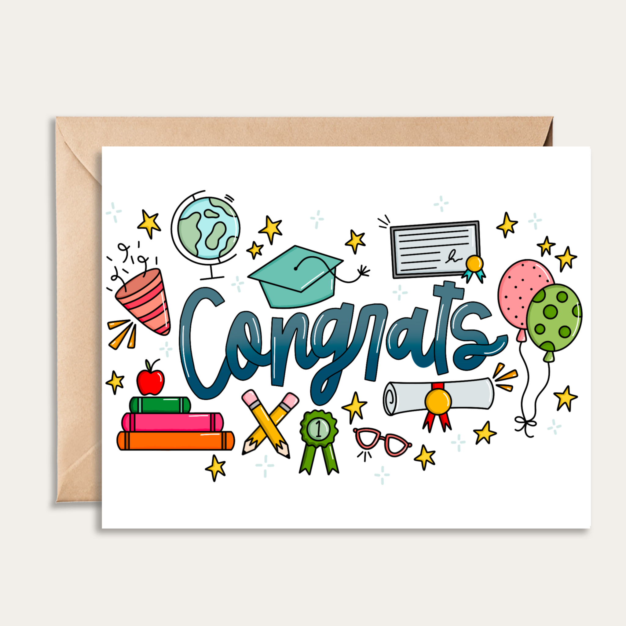 Graduation Doodles Card