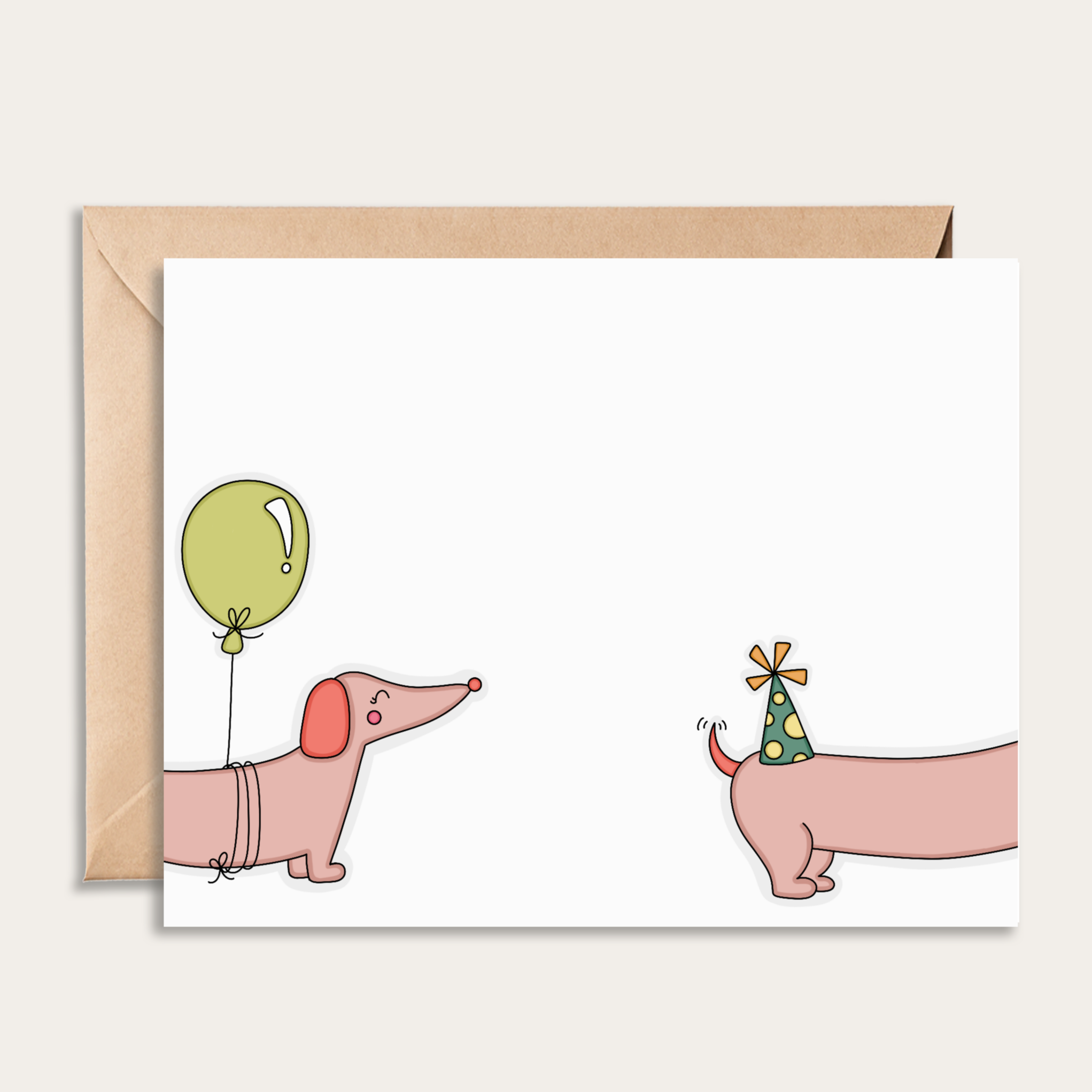 Dachshund Birthday Card