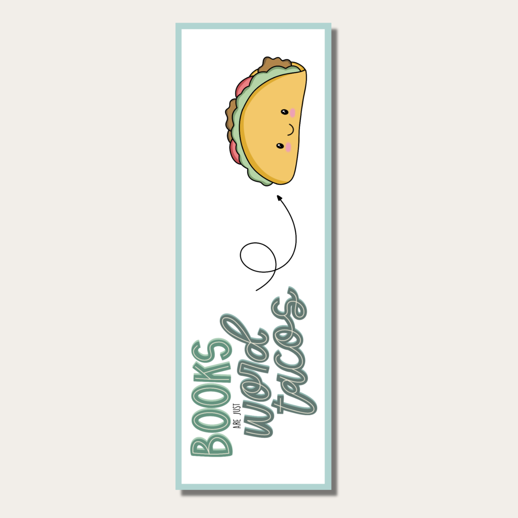 Word Taco Bookmark