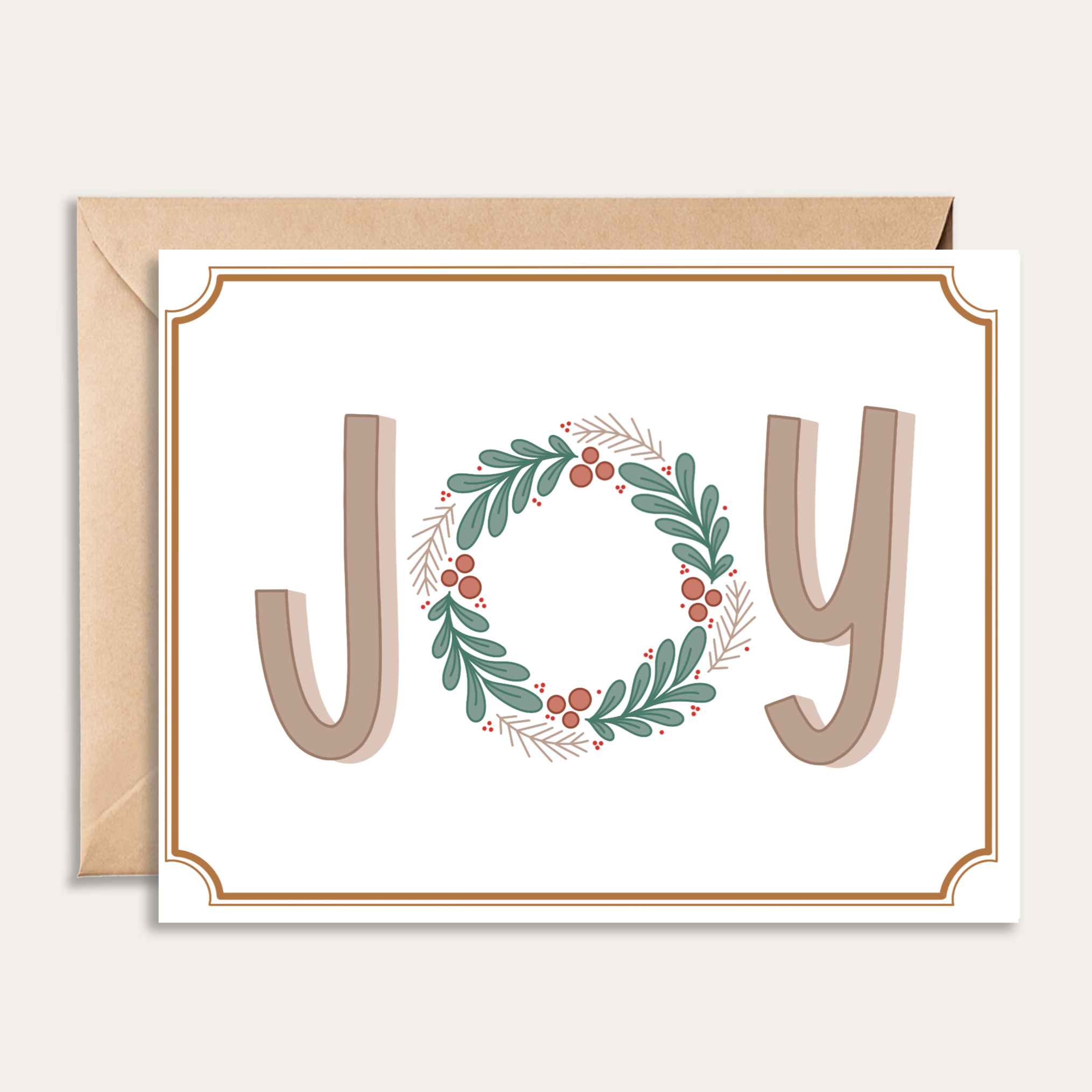 Joy Wreath Card