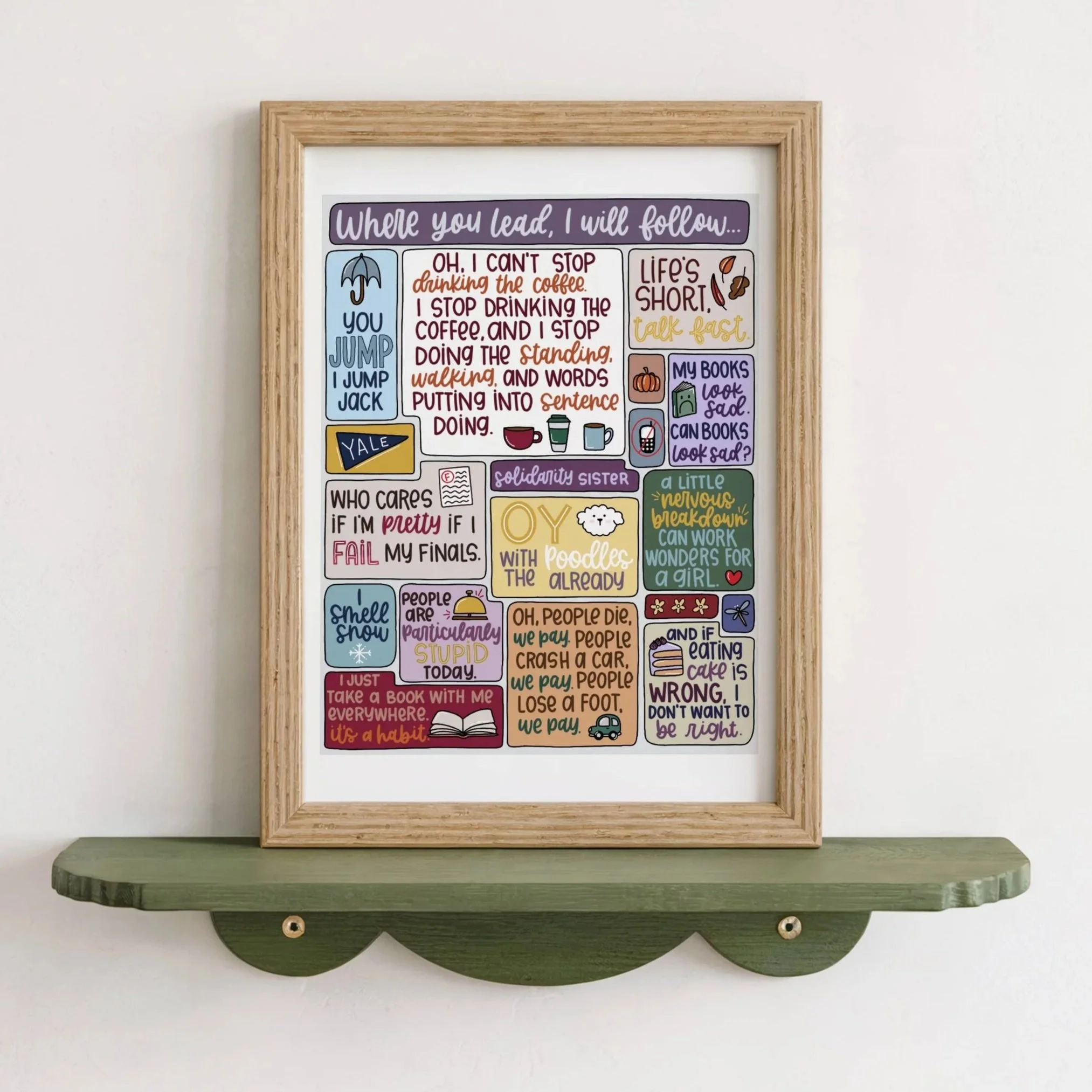 Gilmore Girls Quote Art Print