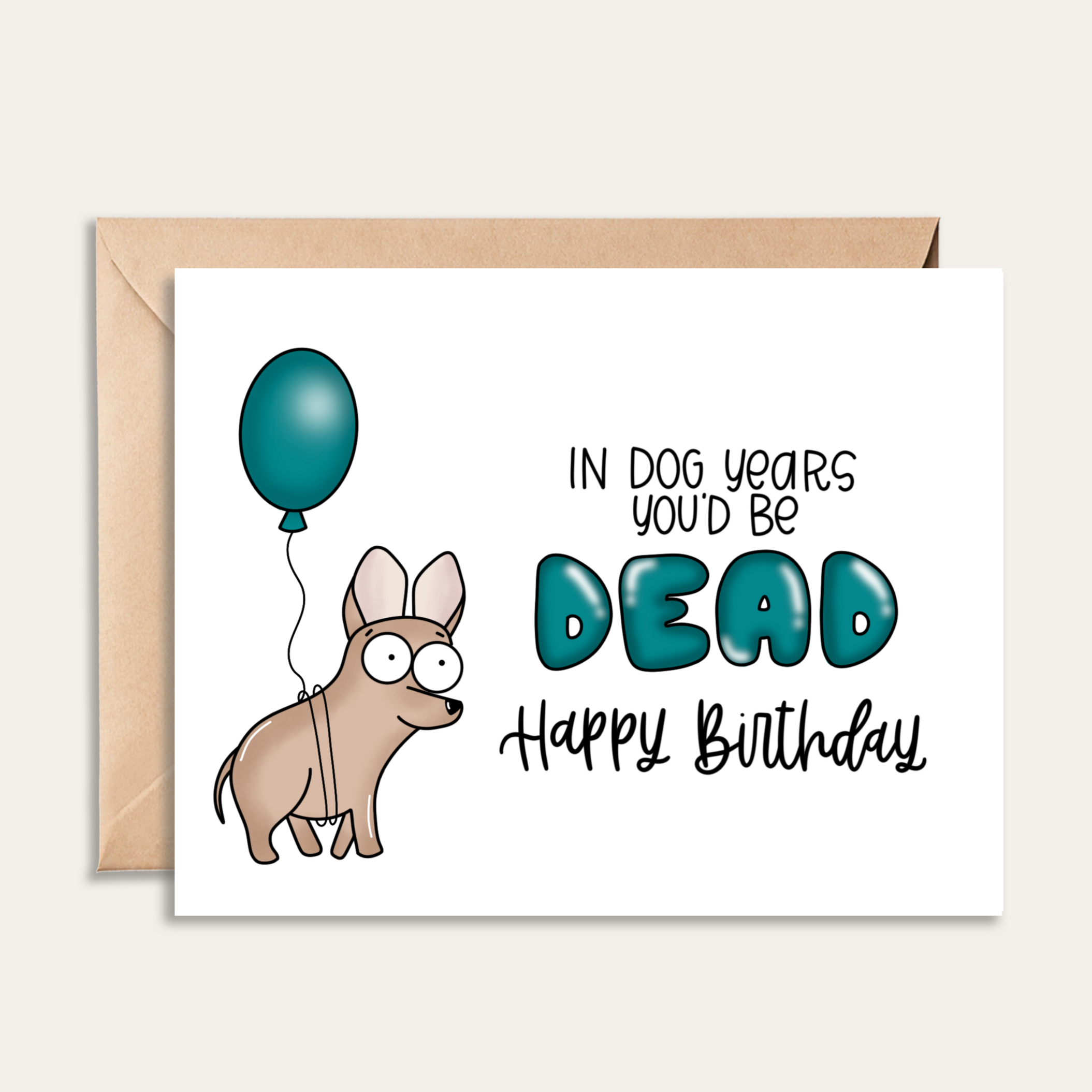 Dog Years Birthday Card