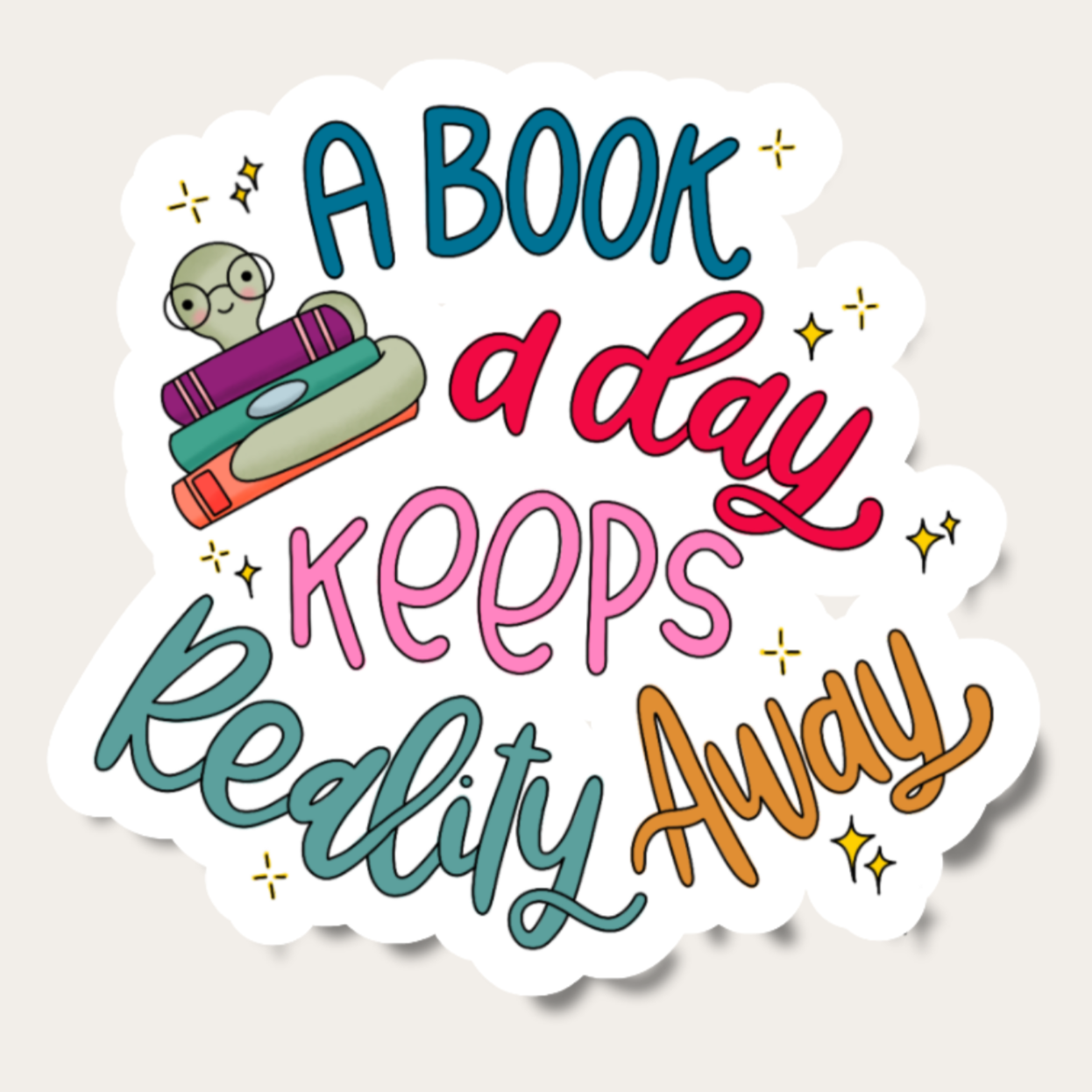 Keep Reality Away Sticker