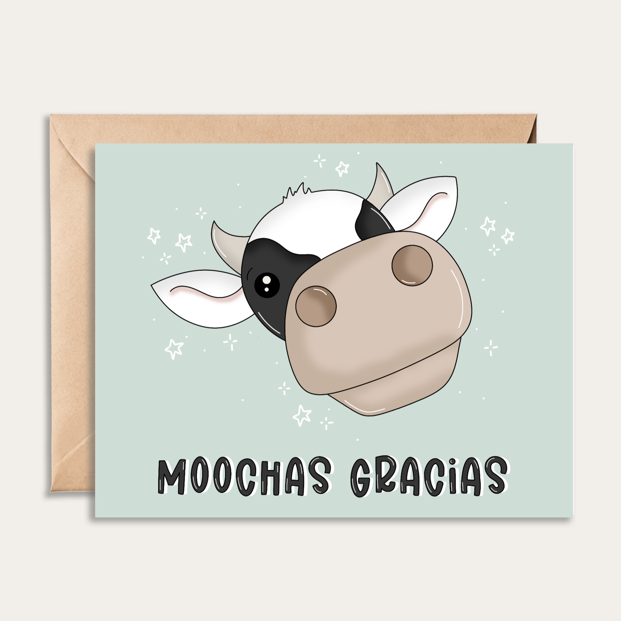 Moochas Gracias Card