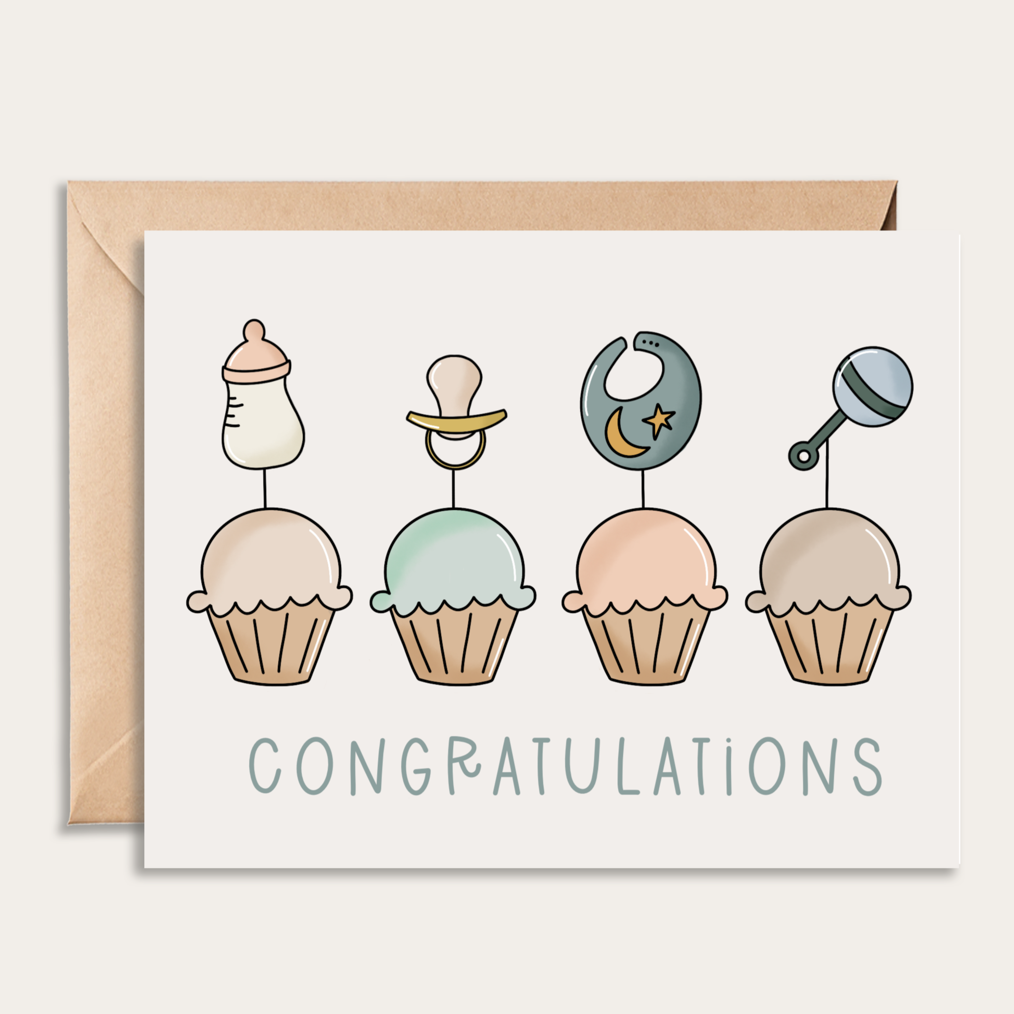 Baby Congratulations Cupcakes