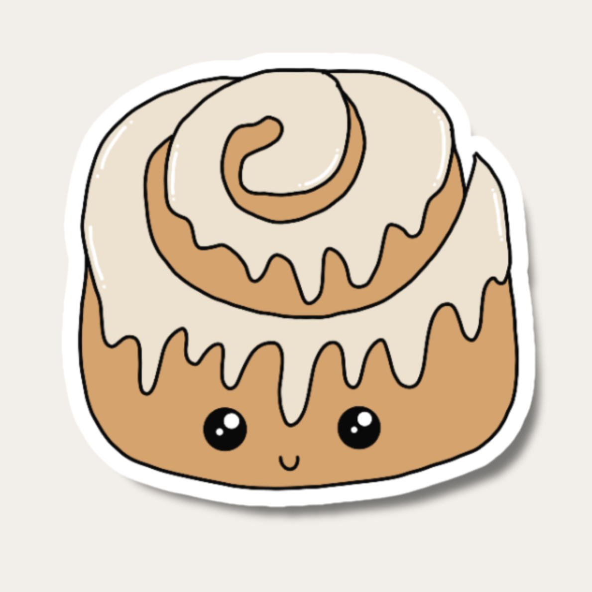 Cute Cinnamon Roll Sticker