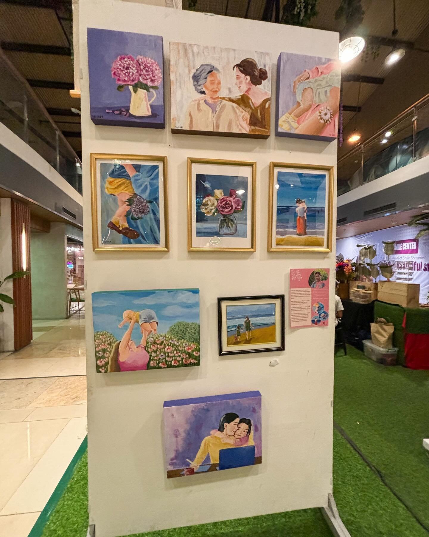 My Motherhood series artworks is part of the current art exhibit: &ldquo;Maternal Love: A Visual Tapestry of Motherhood&rdquo; at Greenhouse At Village Square Alabang 🎨

This exhibit is a tribute to all the Moms this Mother&rsquo;s Day. 🌺

You are 