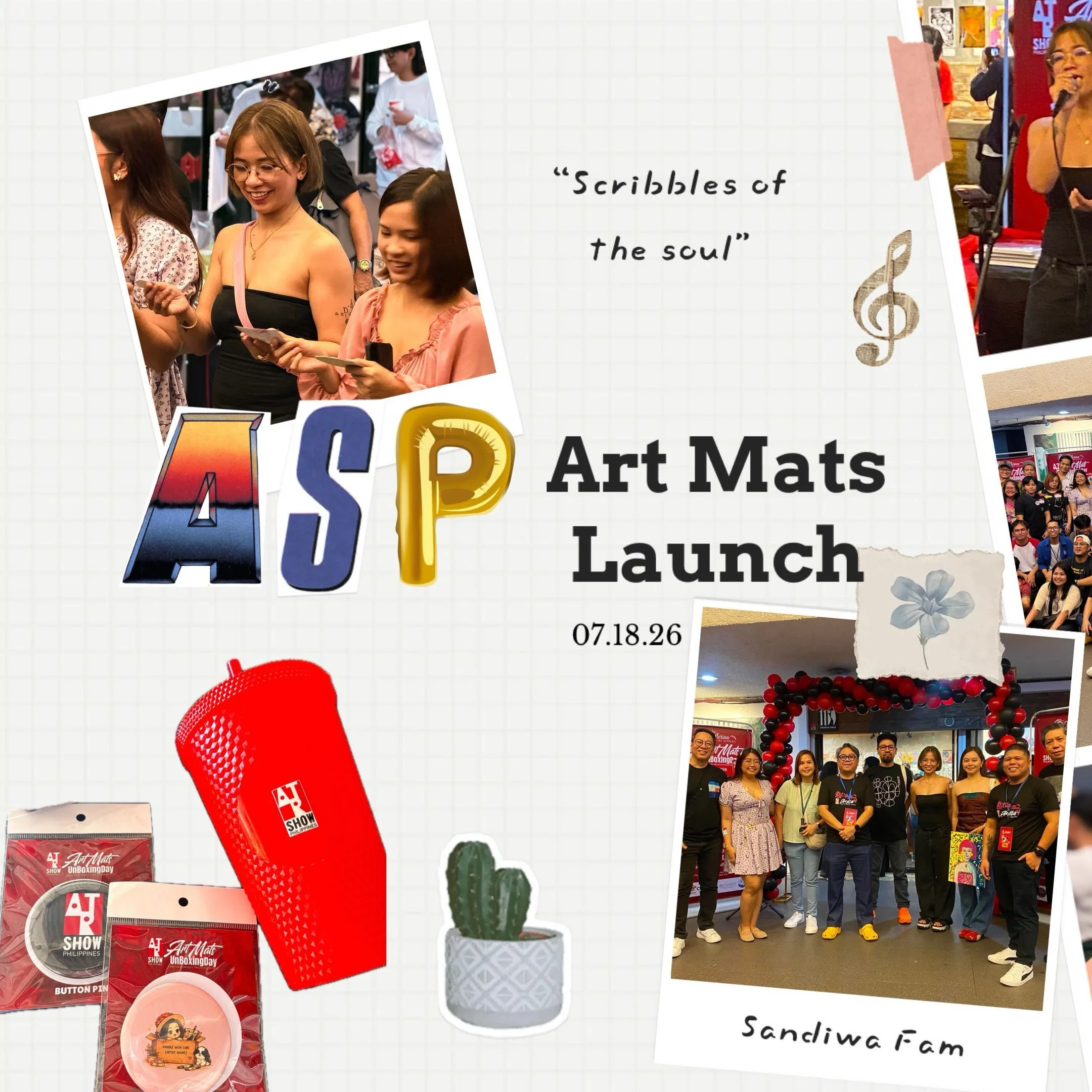 Always happy to be surrounded by art and the people who create it. &hearts;

Congrats and thank you, Art Show Philippines, @titacrafterina for a fun and inspiring launch event at @1159creativespace . Grateful to have shared the day with my @sandiwaar