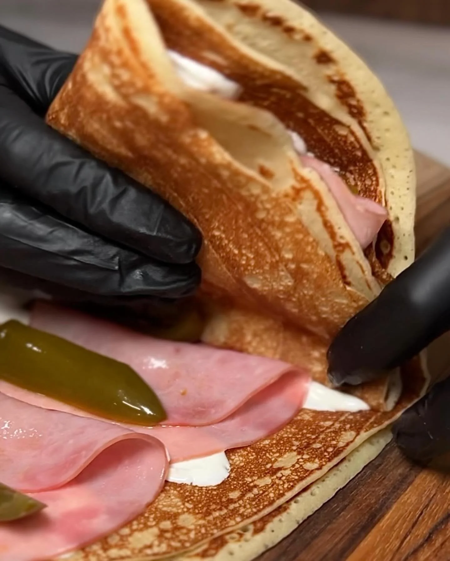 You all need to start spicing it up 🤌🏻 and that&rsquo;s why we created the 💥 Jalape&ntilde;o Popper Crepe 🥵
 
Cream cheese, honey ham, and jalape&ntilde;o pair so well with our freshly made crepes. Join us soon for our delicious combinations &amp