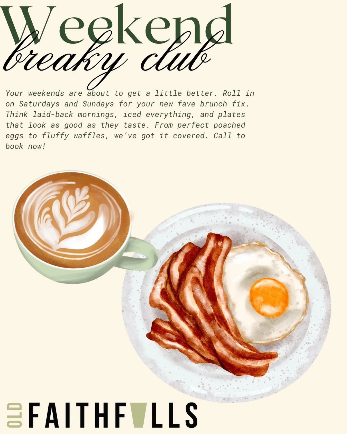 Your new weekend summer ritual starts here🌞 Join us for weekend breakfast, all season long. Call to book or walk on in for the service you all know and love ☕️🍳🥓