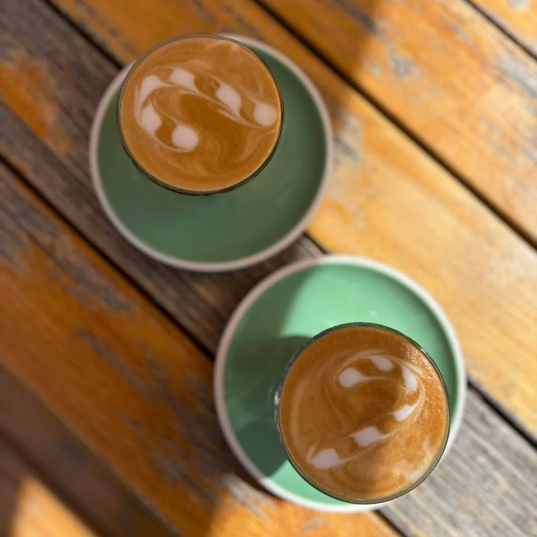 Couple candy cane lattes to get into the Christmas spirit. By the way, have you guys come by to check out our Christmas decorations? 🎄🎅🏼