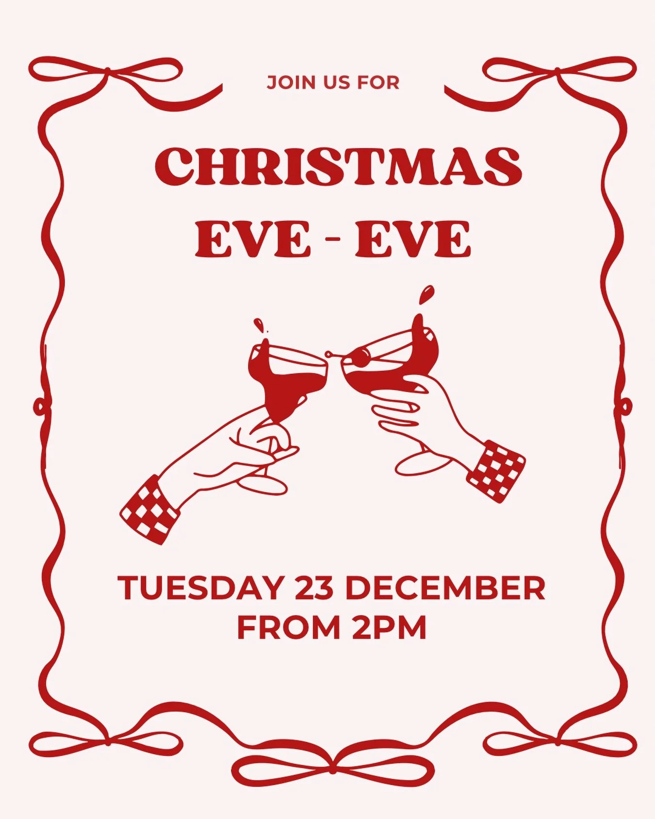 We heard you might be knocking off early tomorrow&hellip;.. so we are opening early to suit! See you from 2pm. 🎅🏼