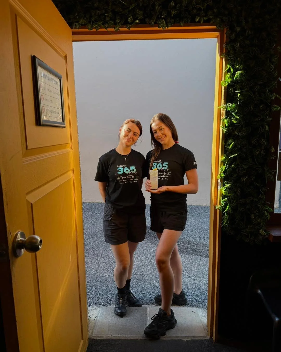 Confirming that: IT IS SATURDAY!
We are back to business as usual this whole weekend. 
See you tonight from 4pm. 
Photo featuring a pair of silly season stalwarts and our Business as Yuzual cocktail (neo gin, lychee liqueur, lemon, sugar, soda, sea s