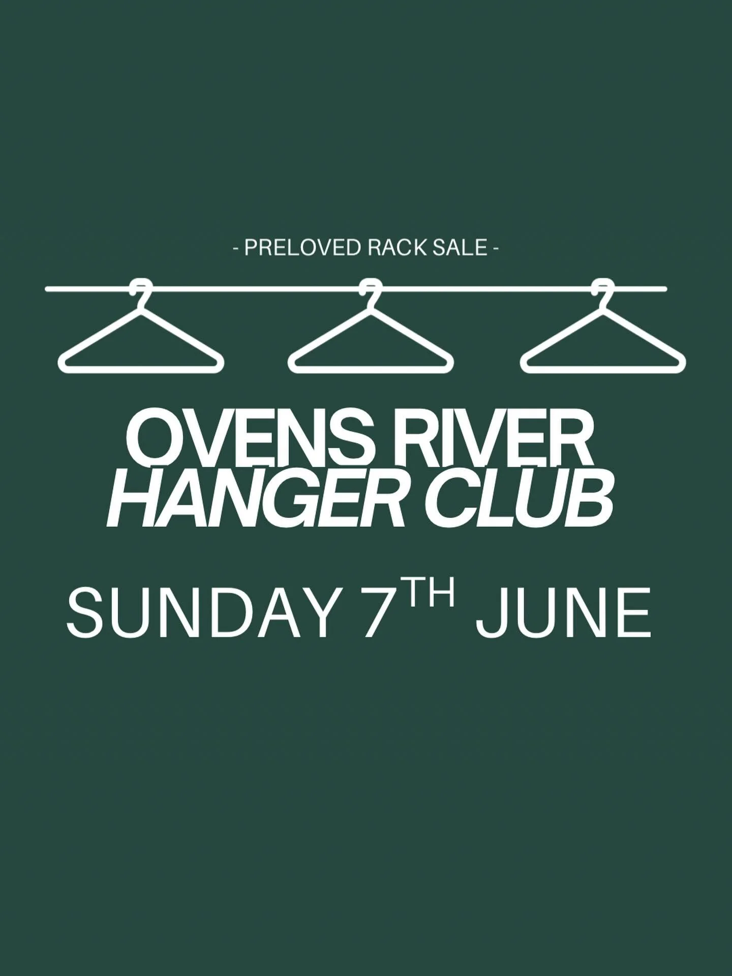 STALL HOLDER APPLICATIONS CLOSING TONIGHT 🩷🩷 
apply now https://www.oldfaithfulls.com.au/hangerclubstallholderapplication #ovensriverhangerclub #oldfaithfulls #prelovedclothes #reducereuserecycle