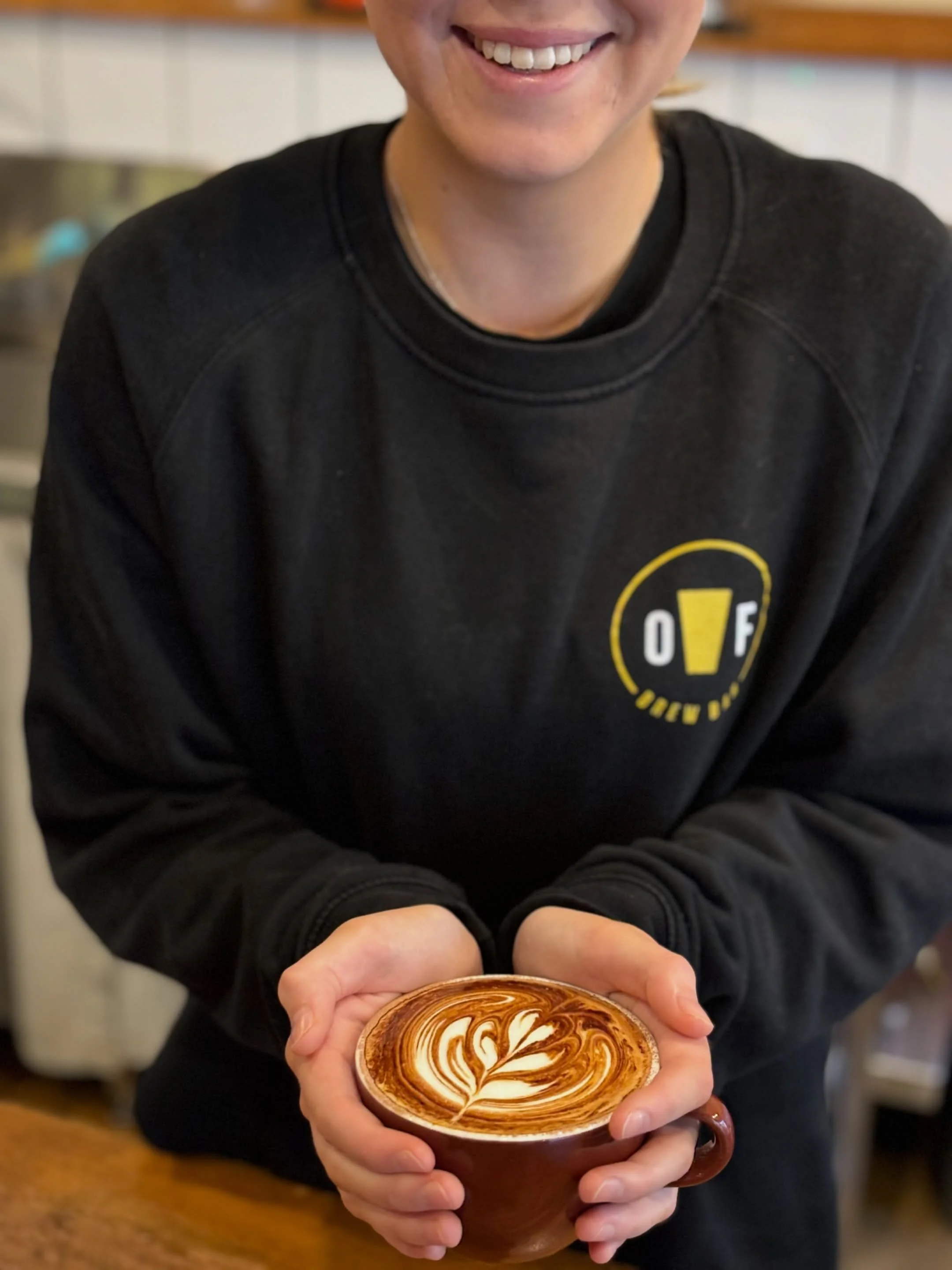 Current winter hobbies include: hugging mugs, drinking coffee, having a sweet treat, hanging out at old faithfulls ❄️☕️🍪🔥