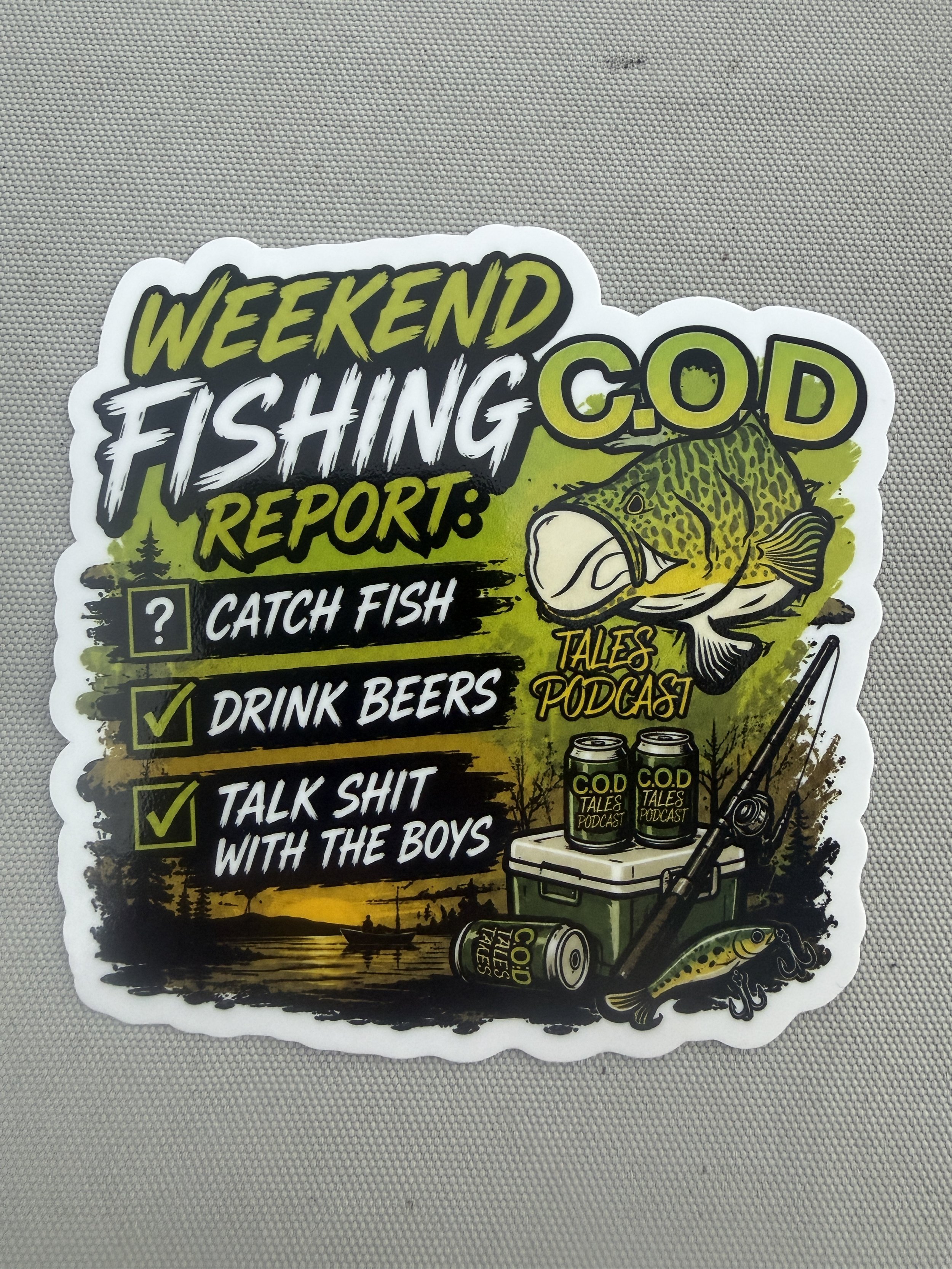 Weekend Fishing Report - Sticker