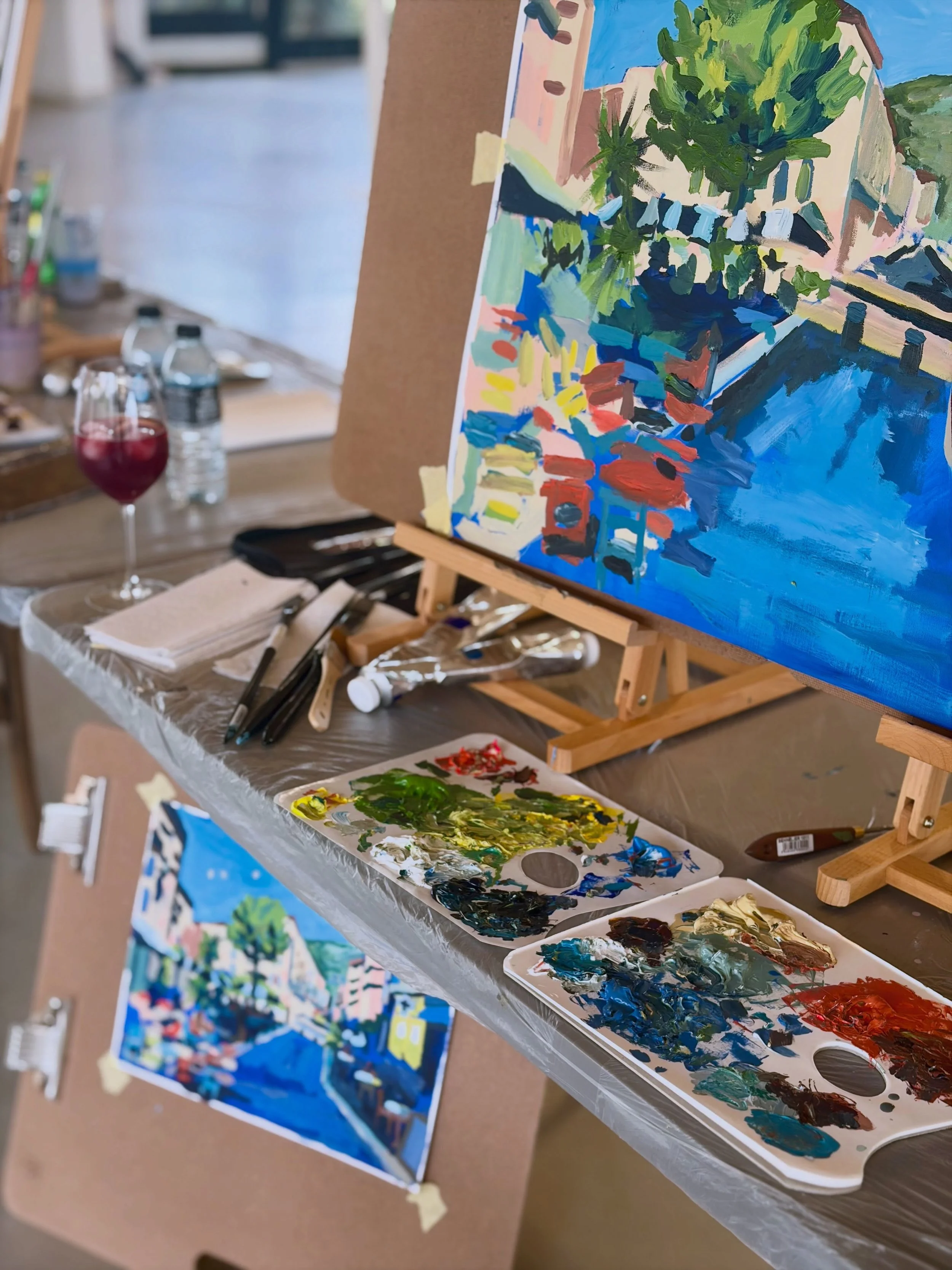 A most joyful week in Southern Spain. Lessons, learning, and laughter that turned strangers into creative comrades. I will be forever grateful for having the opportunity to paint alongside @richard_claremont, whom I&rsquo;ve admired and looked up to 