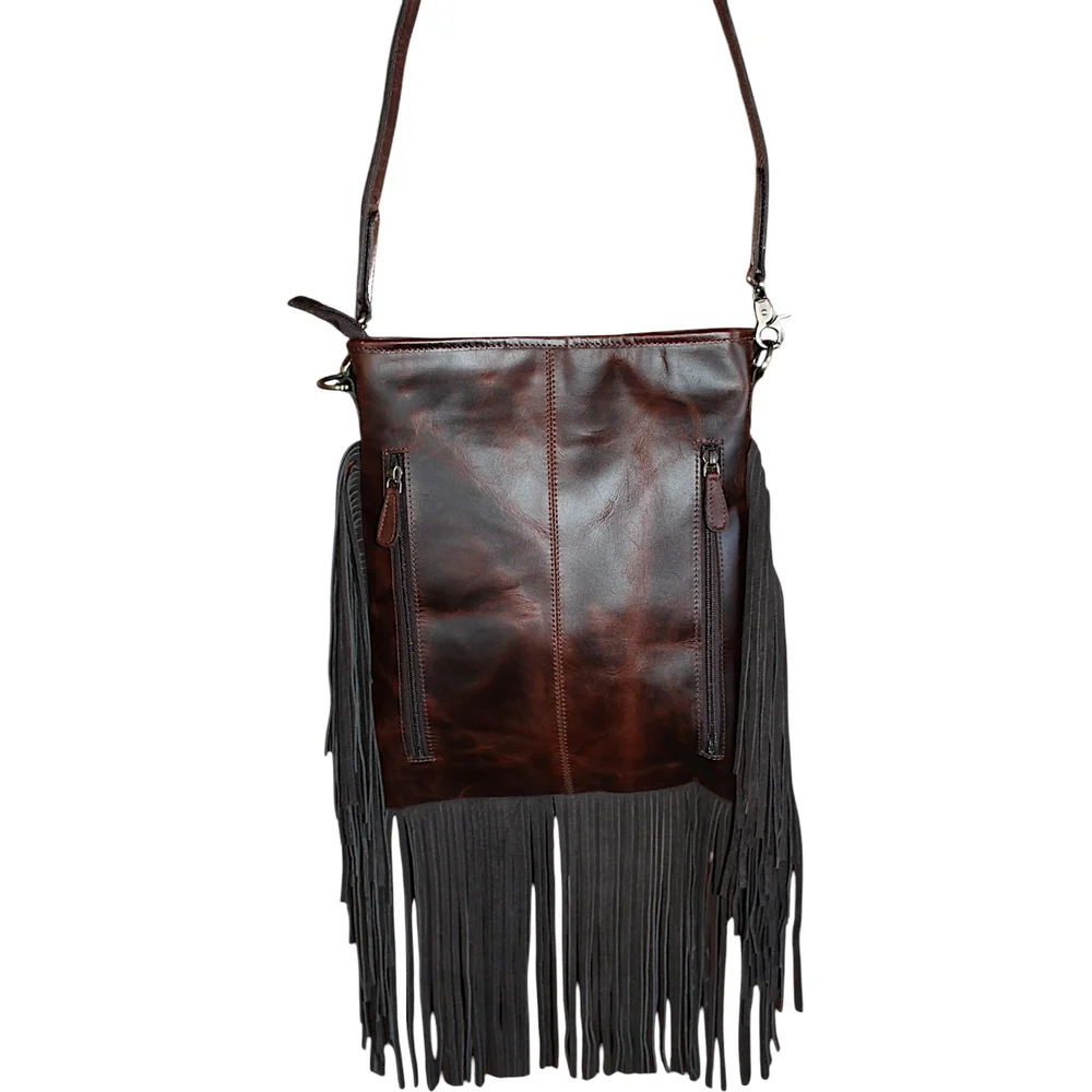 Les six “TAXED dyed leather bag” Purple Leather Handbag for Women - Gisèle S Art Deco