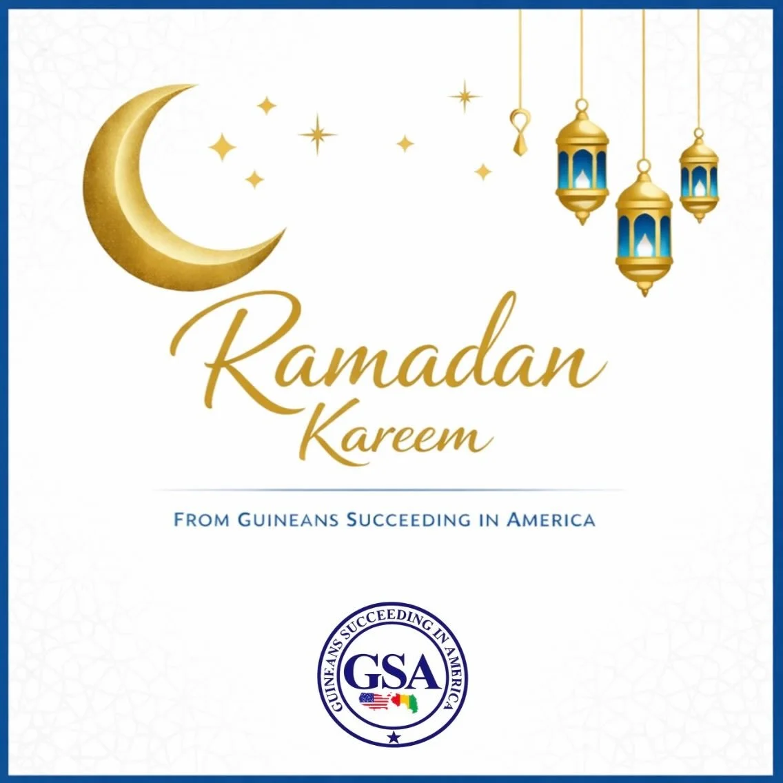 As we begin the blessed month of Ramadan, Guineans Succeeding in America wishes our community peace, reflection, and abundant blessings.

Ramadan Kareem 🌙