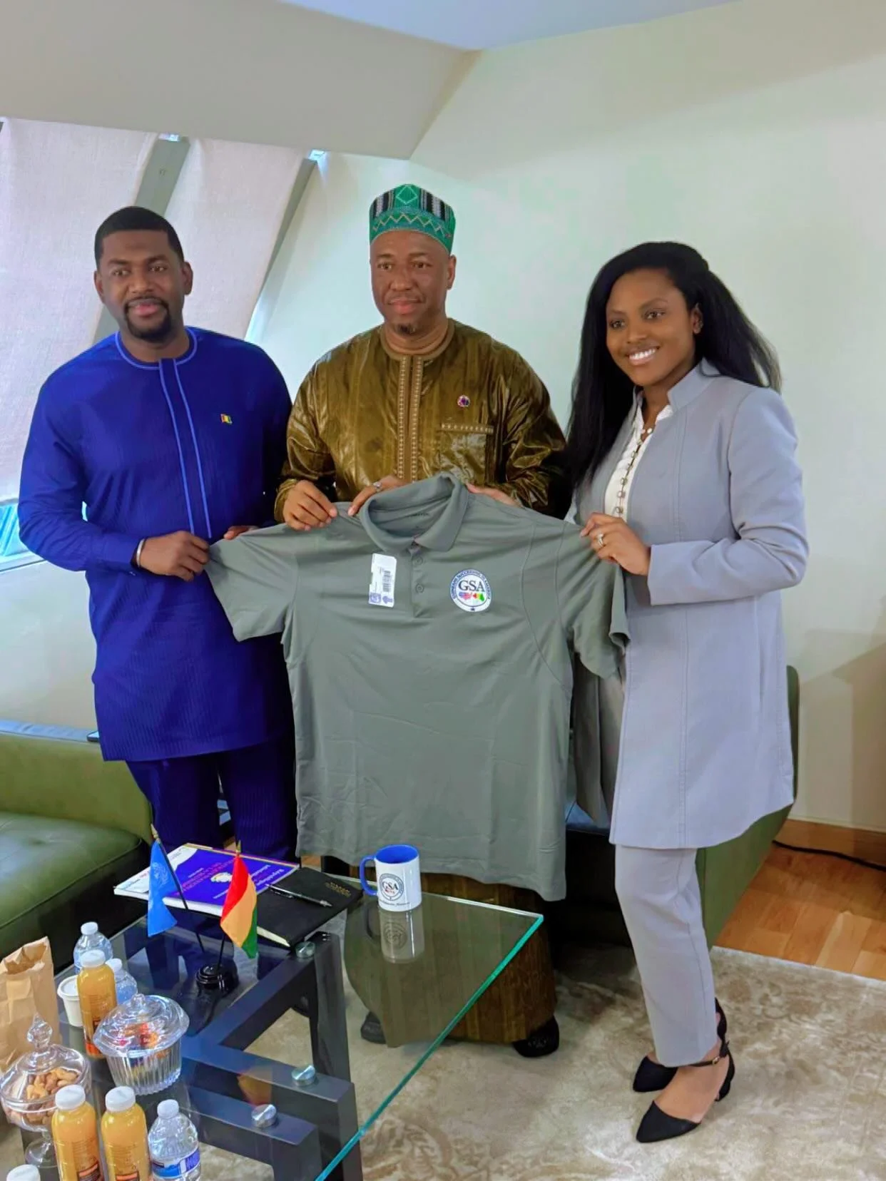 GSA was honored to meet with Minister Cellou Bald&eacute;, Minister of Youth and Sports of the Republic of Guinea, alongside the Permanent Ambassador of Guinea to the United Nations, to exchange on the importance of creating pathways for opportunity,