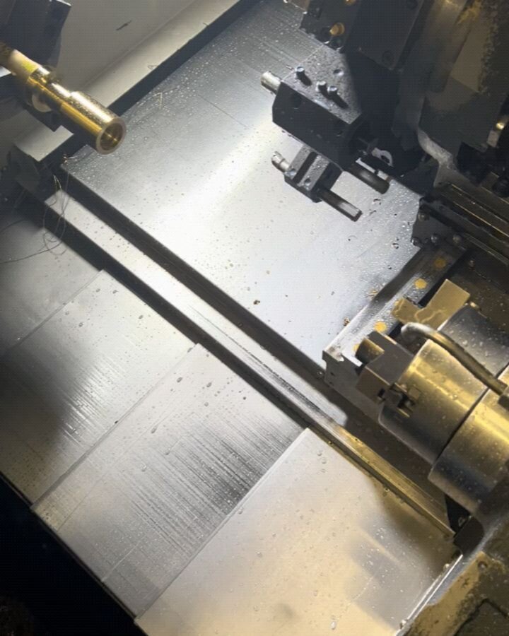 The Lynx is doing what it does best! This time throwing out the golden chips ✨️ 🍟 

#cncmachining #britishmanufacturing&nbsp;  #fanuccnc #cncmachinist #cnc #drilling #carbidetools #cutwell #cnc #drilling  #promacprecision #doosan #cncturning #lathew