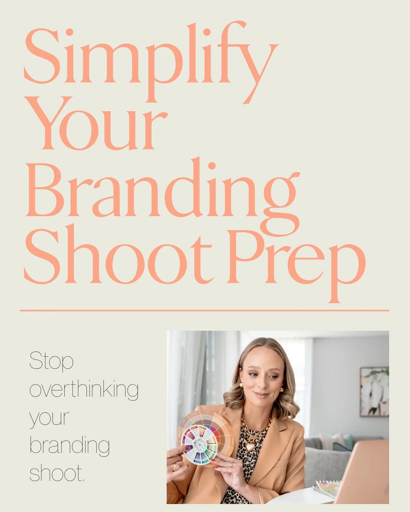 Keep putting off your branding shoot because the prep feels like a whole job? 🙋&zwj;♀️
 Let&rsquo;s simplify this. It&rsquo;s way easier than you think.

Here&rsquo;s your no-stress prep:

👗 Pick outfits you actually love. 2&ndash;3 looks that make