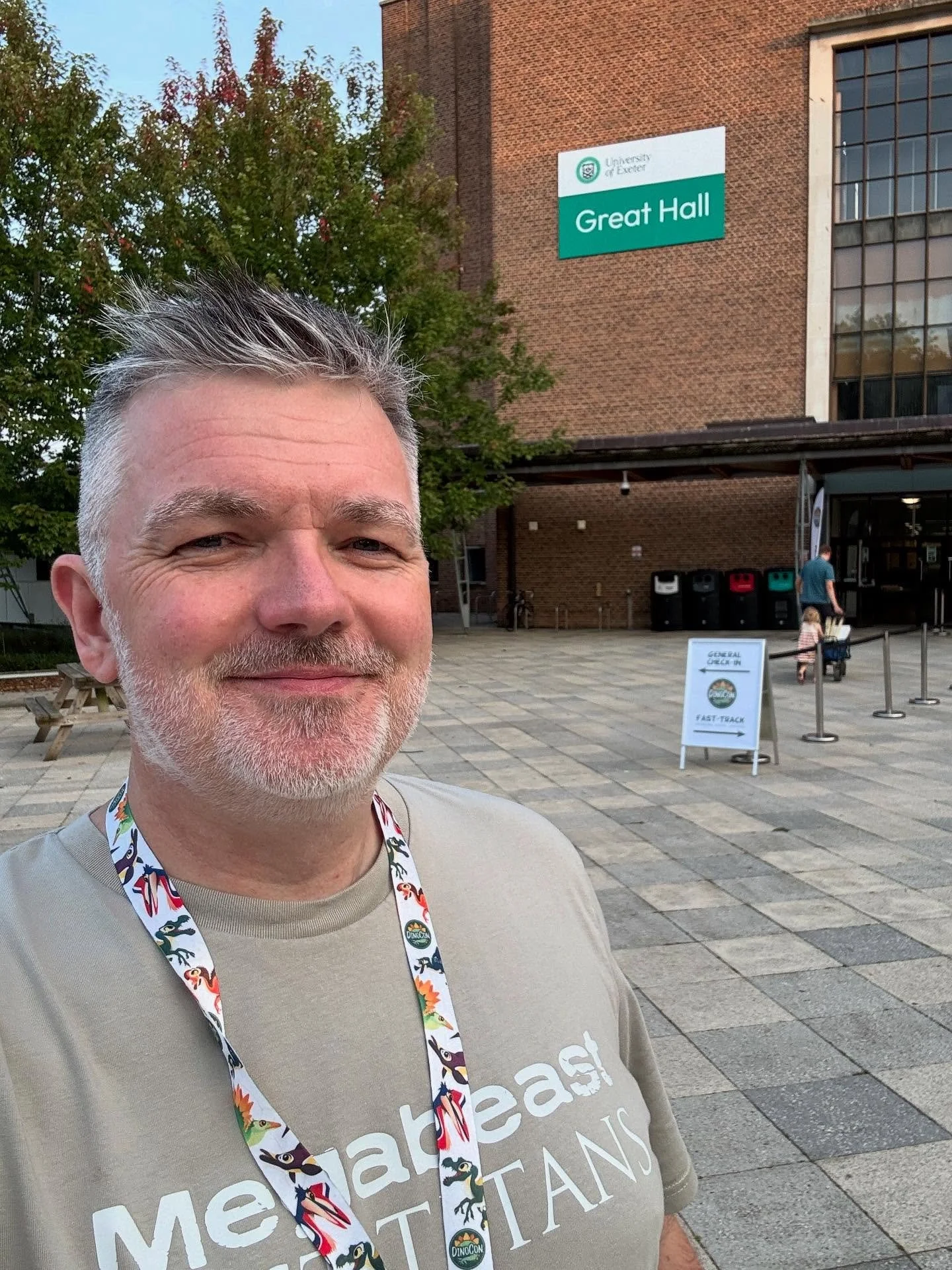 Set up ready for a weekend @dinoconuk 
Right next to the amazing @dragonsofwales
More news tomorrow!! 
#dinosaurs #dinosaurgames #boardgames