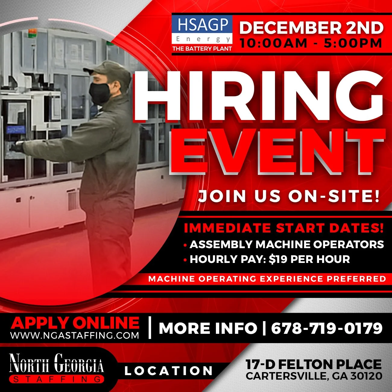 NGA STAFFING | HIRING EVENT
