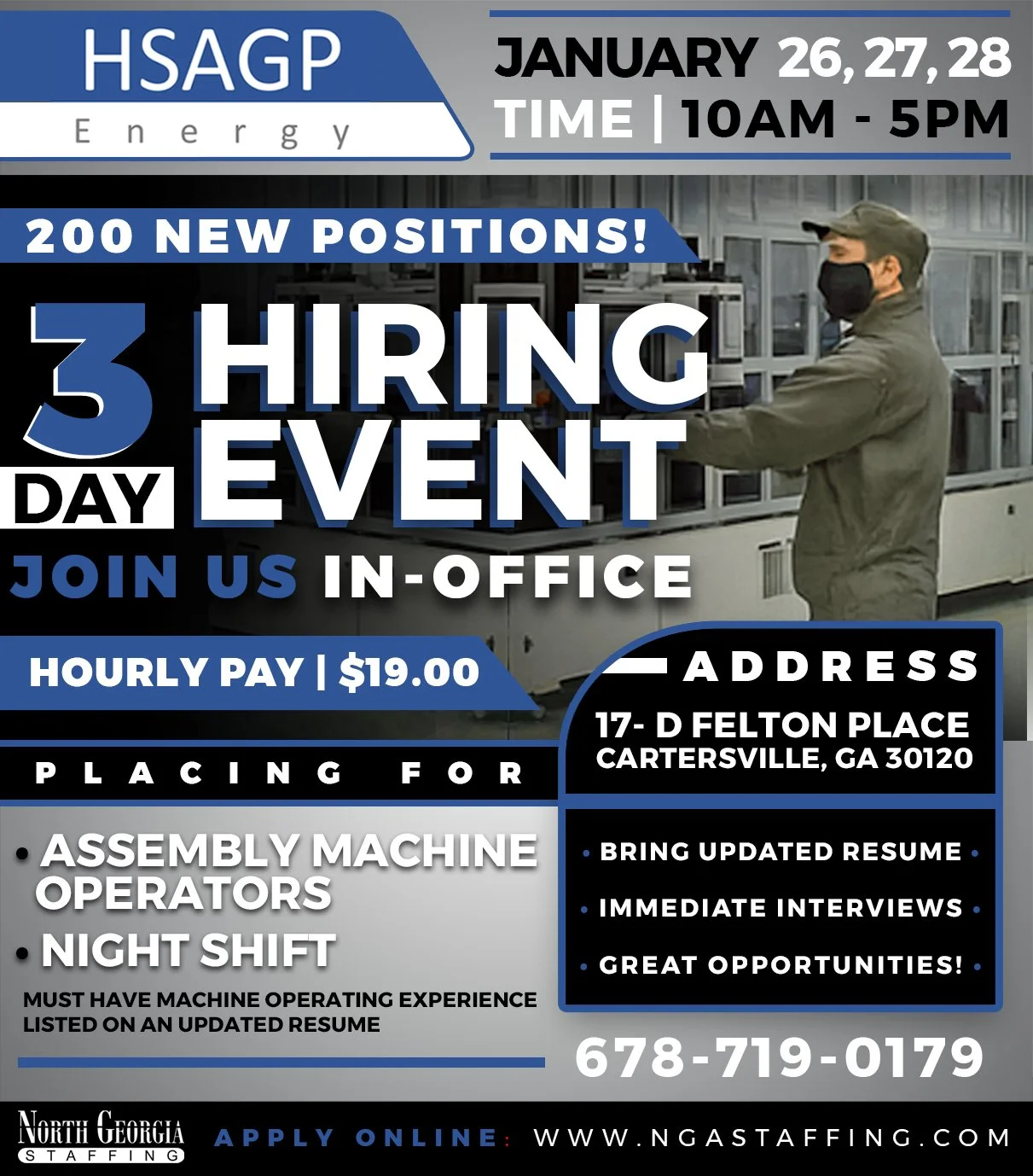 NGA STAFFING | 3 DAY HIRING EVENT