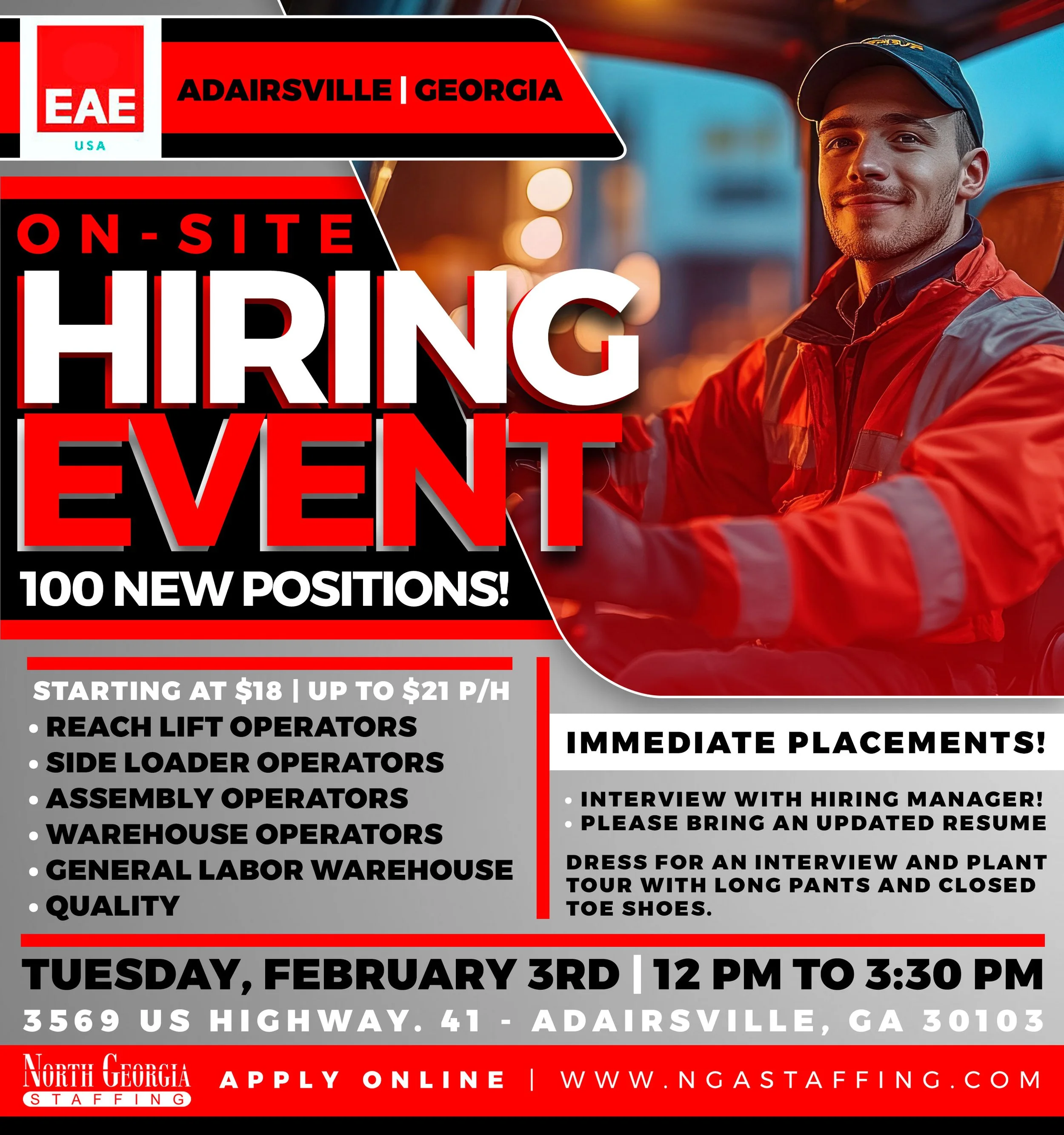 NGA STAFFING | HIRING EVENT  